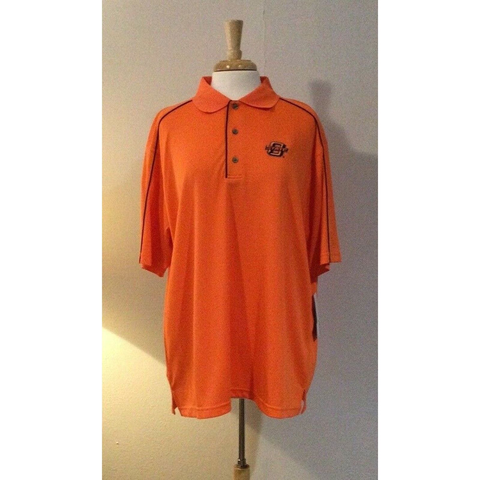 PGA Tour PGA Tour OSU (Oklahoma State University) XL Polo Shirt NWT Size US XL / EU 56 / 4 - 1 Thumbnail