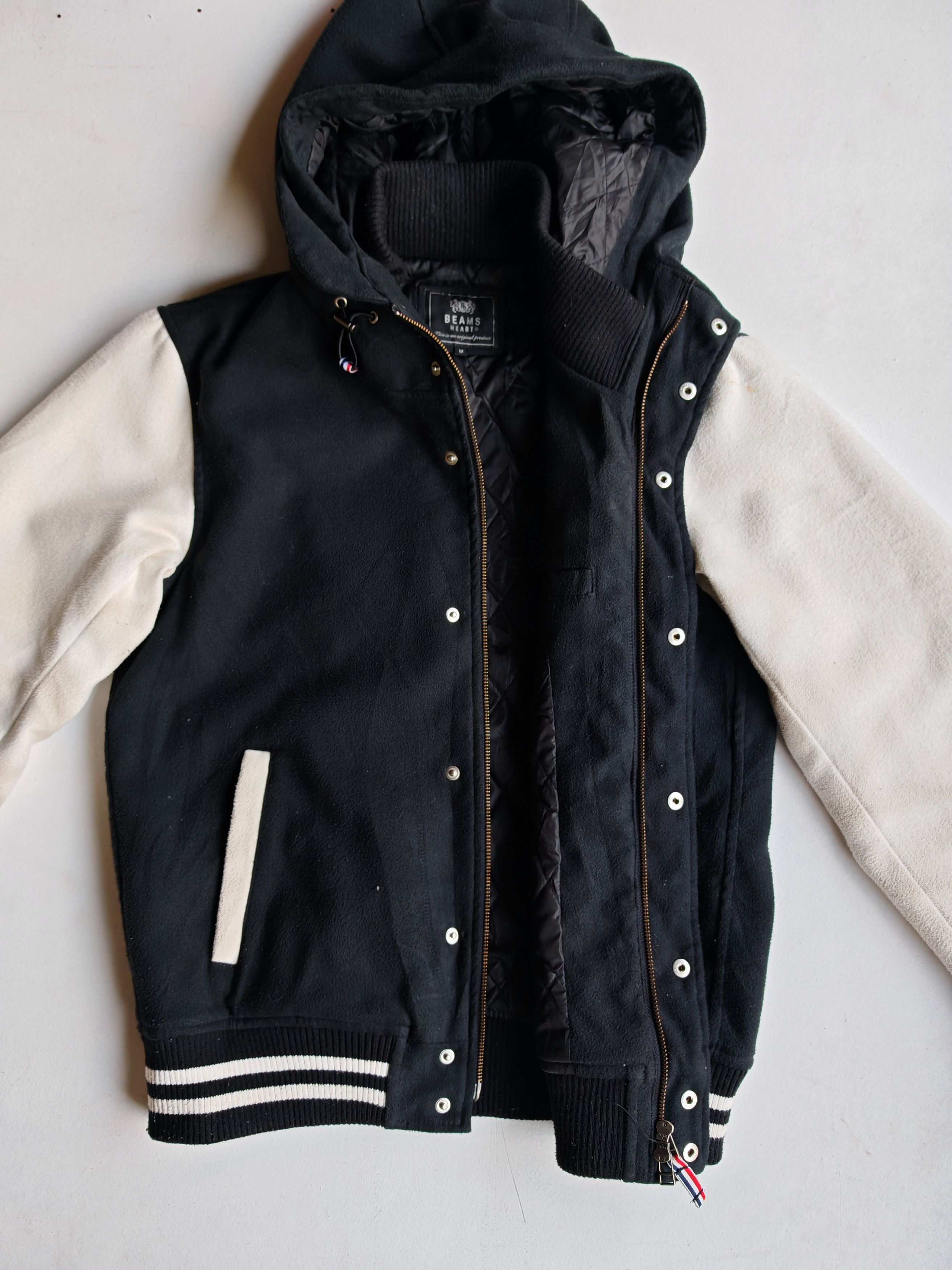 Designer Rare!!! Beams Heart Varsity Jacket Size US M / EU 48-50 / 2 - 11 Thumbnail
