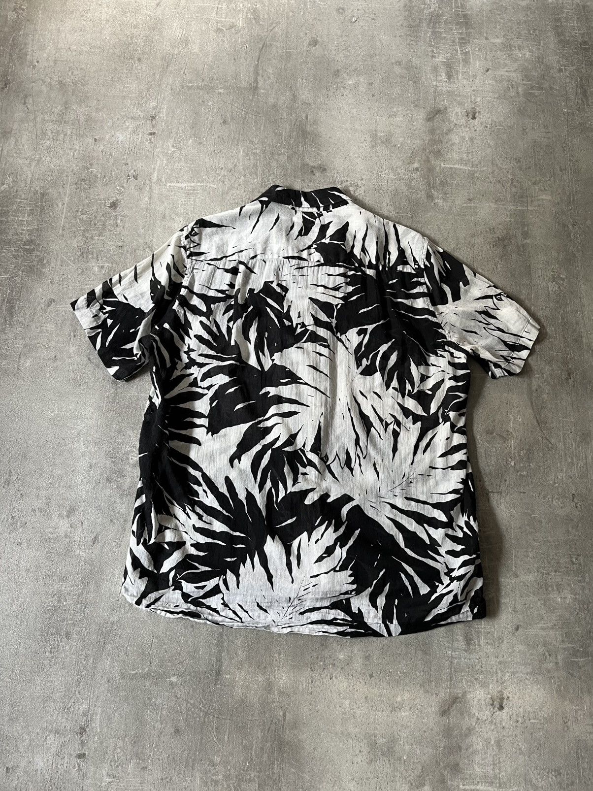 Saint Laurent Paris Saint Laurent hawaiian coconut tree short sleeve S/S 16 Size US M / EU 48-50 / 2 - 2 Thumbnail