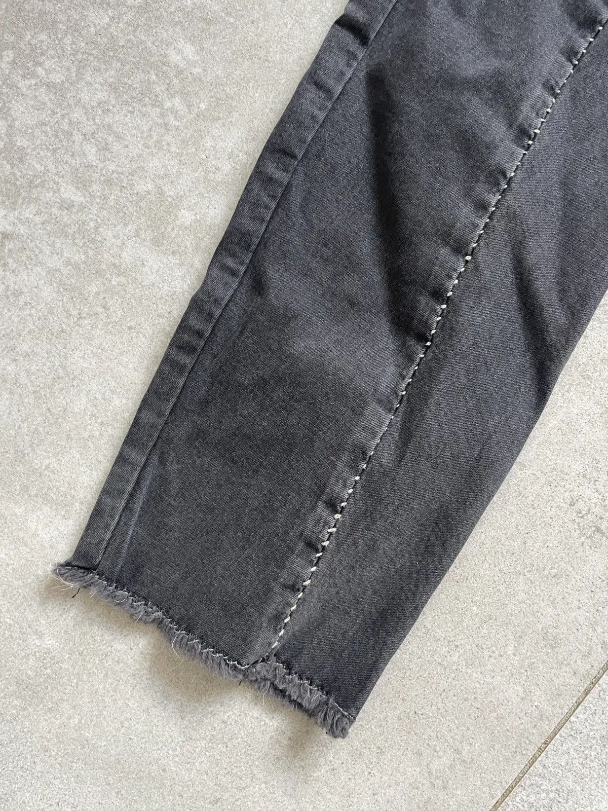 Thom Krom THOM KROM GREY MT62 DROPPED CROTCH RICK OWENS TYPE PANTS Size US 32 / EU 48 - 2 Thumbnail