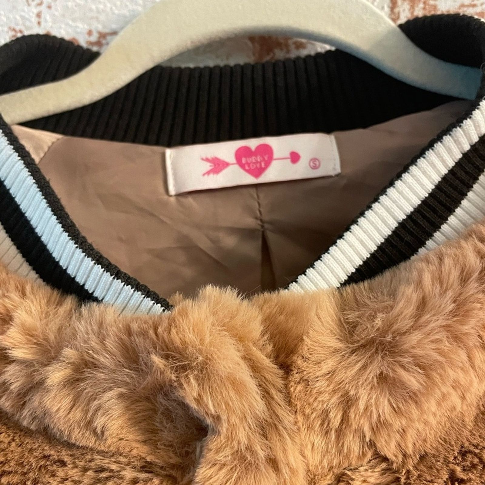 Buddy Love Tan Faux Fur Jacket