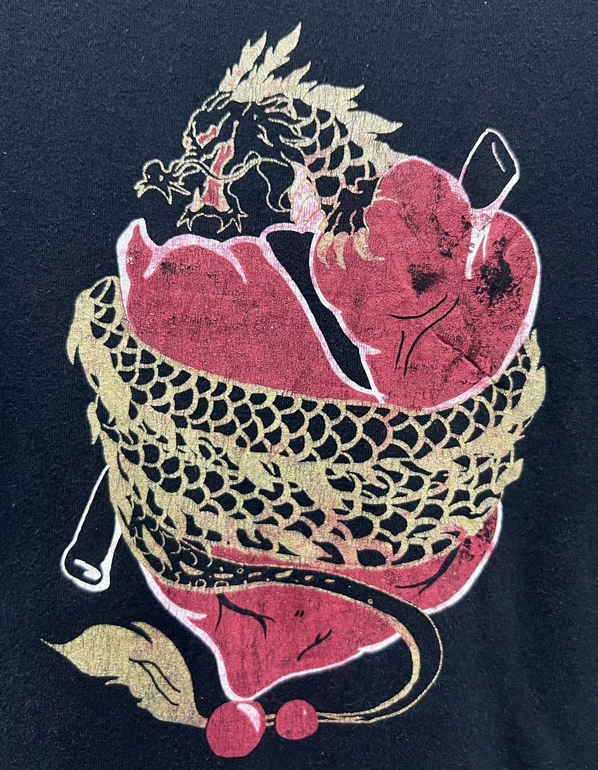 Vintage VINTAGE DRAGON HEART SHIRT Size US M / EU 48-50 / 2 - 3 Thumbnail