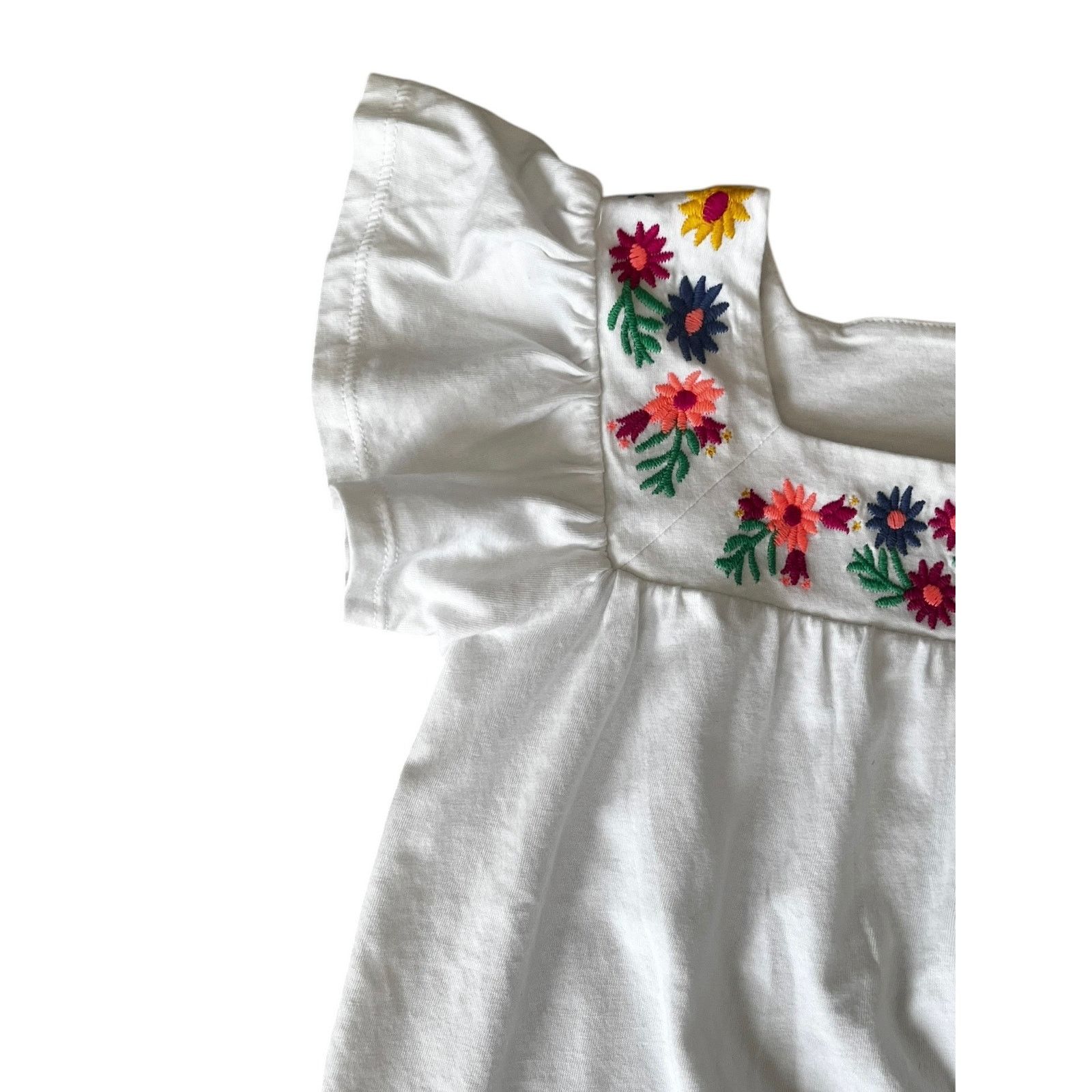 J.Crew J.Crew CrewCuts Girls Top Embroider Neck Flutter Sleeve 8 Size M / US 6-8 / IT 42-44 - 3 Thumbnail