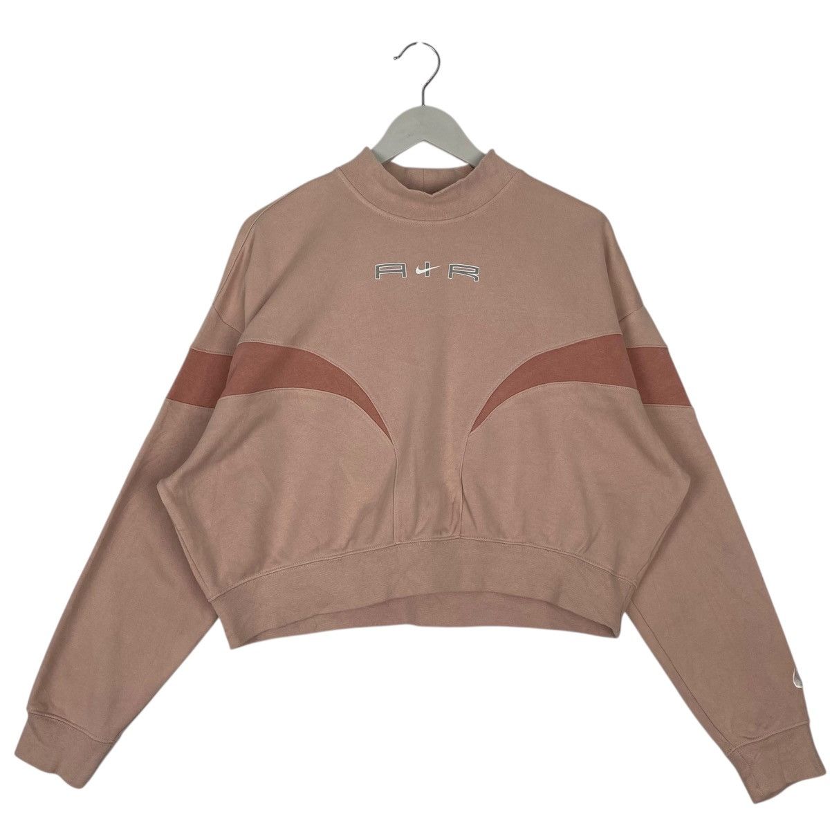 Other Vintage Nike Air Sweatshirt Highneck Pink Embroidery Size L Size US L / EU 52-54 / 3 - 1 Thumbnail