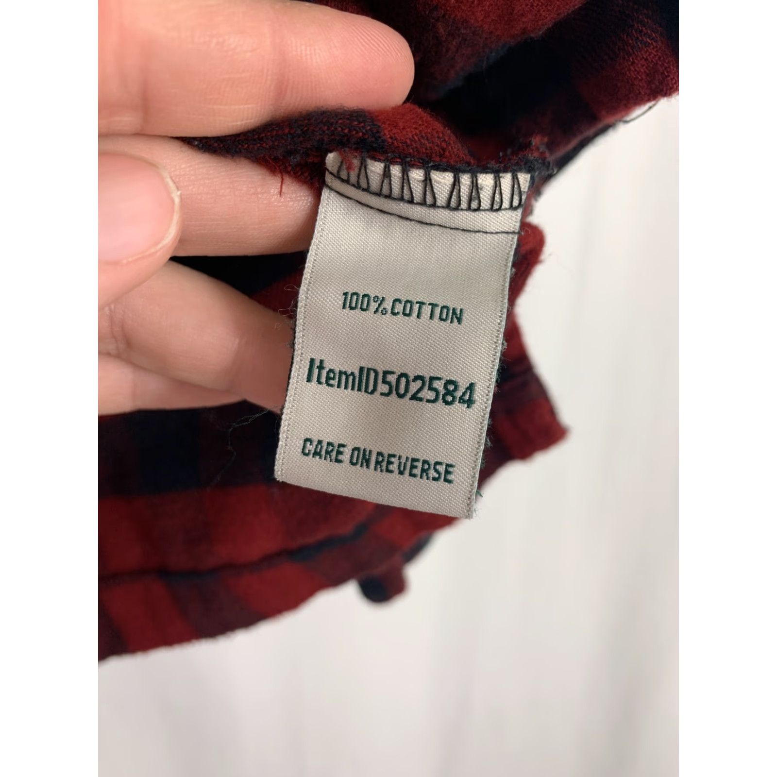 Vintage VINTAGE LL Bean Womens Small Red Black Soft Checkered Plaid Cotton Button-Up Shirt Size S / US 4 / IT 40 - 7 Thumbnail