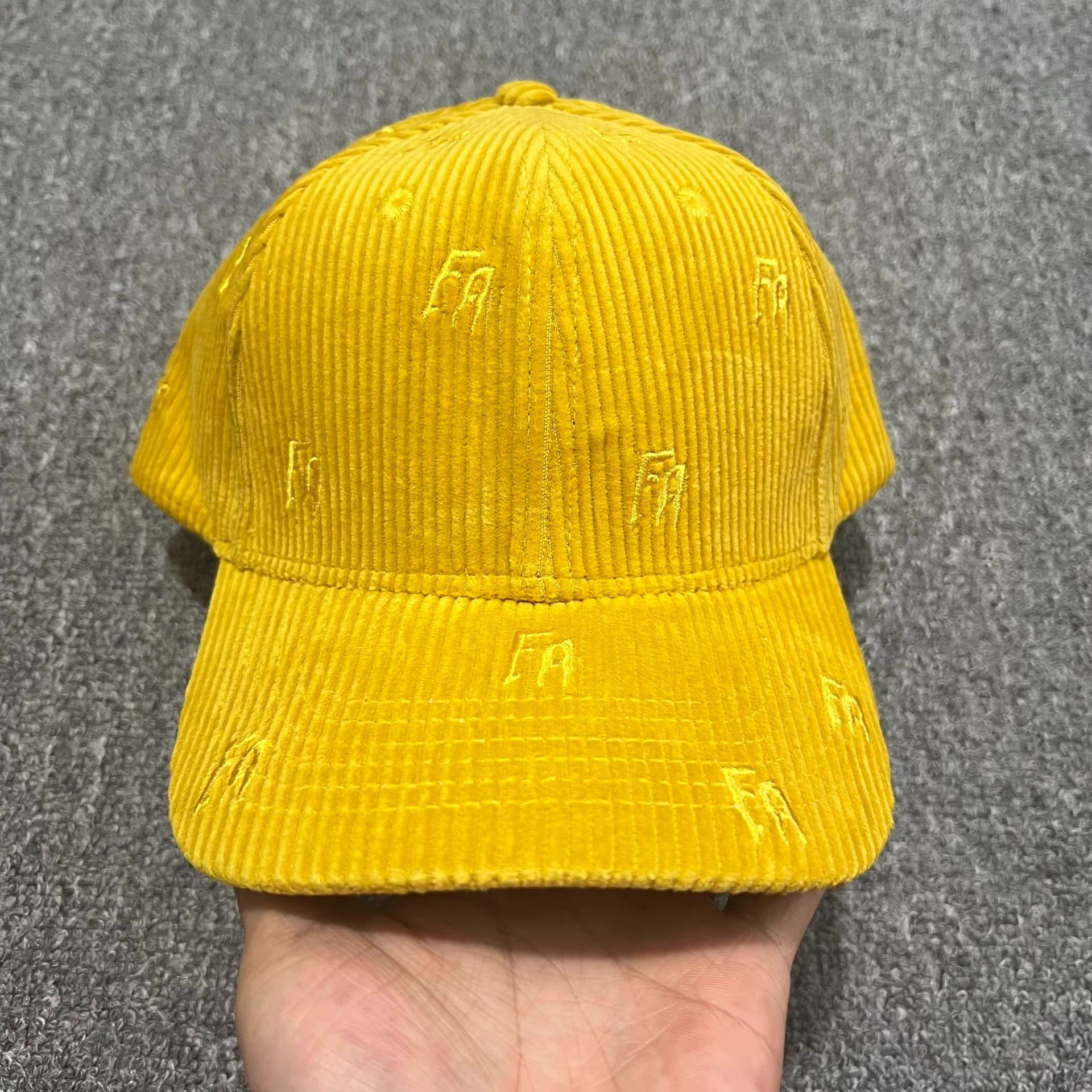 Fucking Awesome FuckingAwesomeEmbroideredCorduroyCurvedBrim Baseball Cap Q7 Size ONE SIZE - 1 Thumbnail
