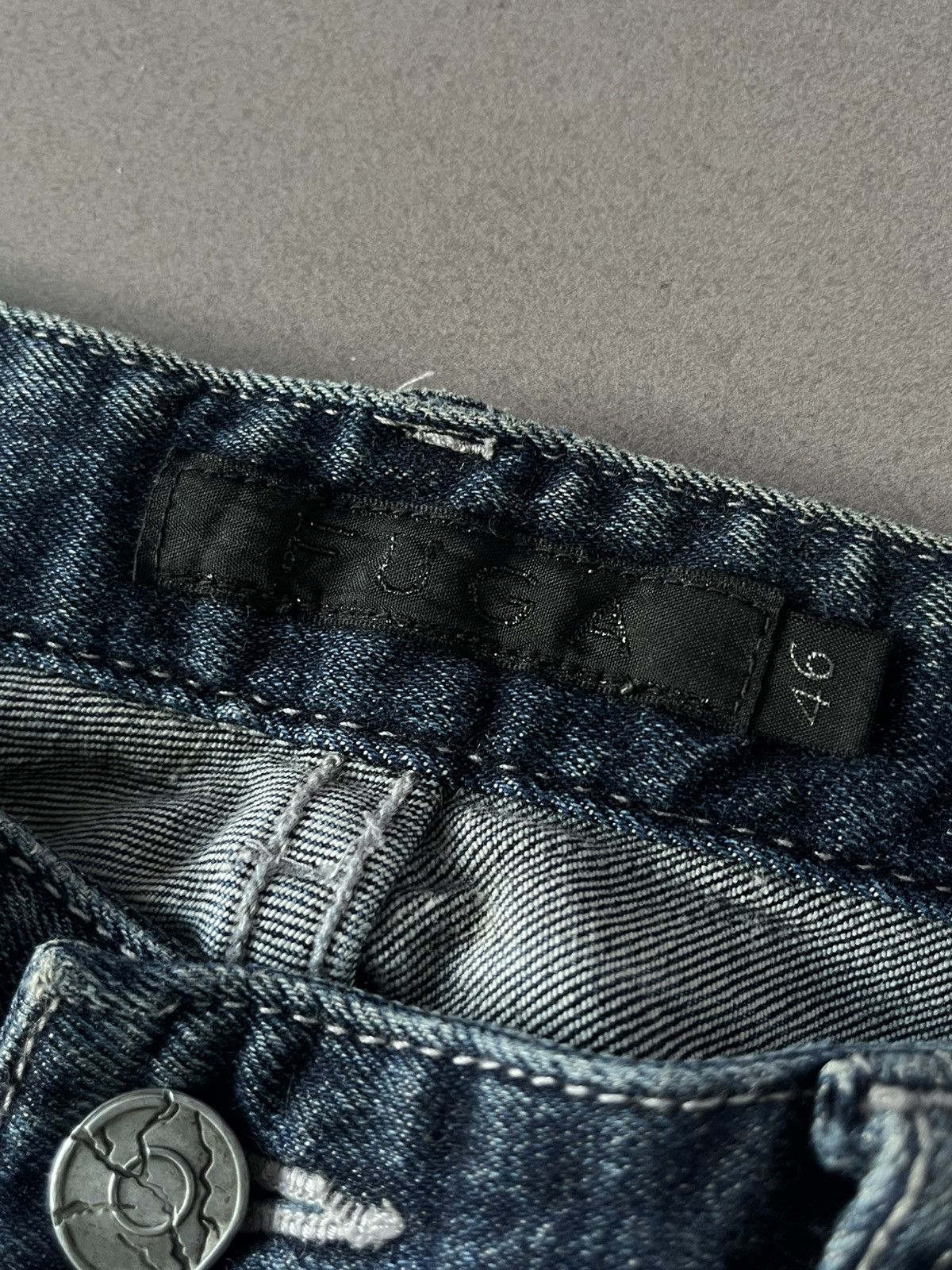 GOSTAR DE FUGA FUGA JAPANESE 00’s VINTAGE DENIM DISTRESSED PANTS JEANS VKEI Size US 30 / EU 46 - 10 Thumbnail