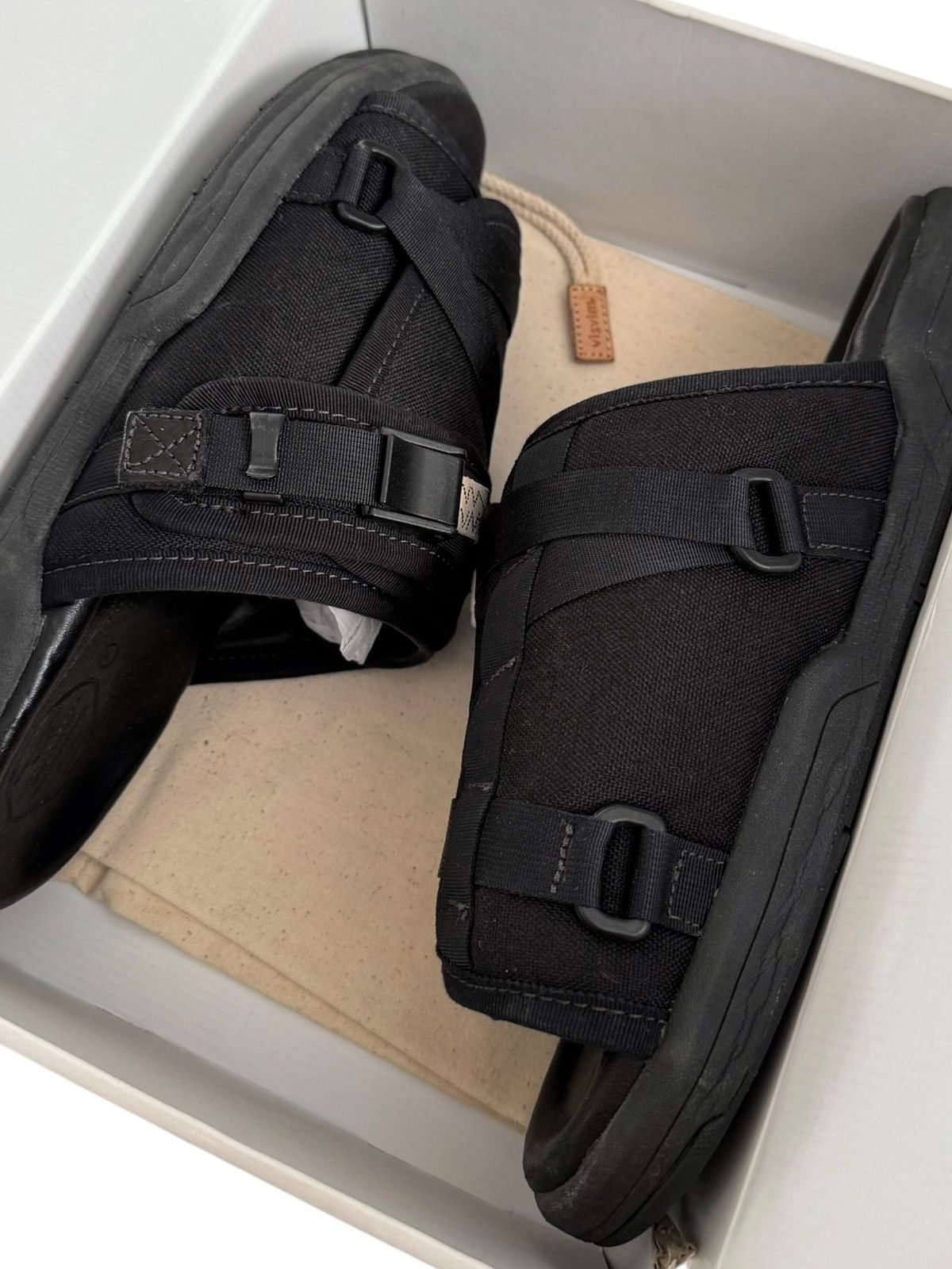 Visvim SzXL RARE Black Christo Sandals Size US 12 / EU 45 - 9 Thumbnail