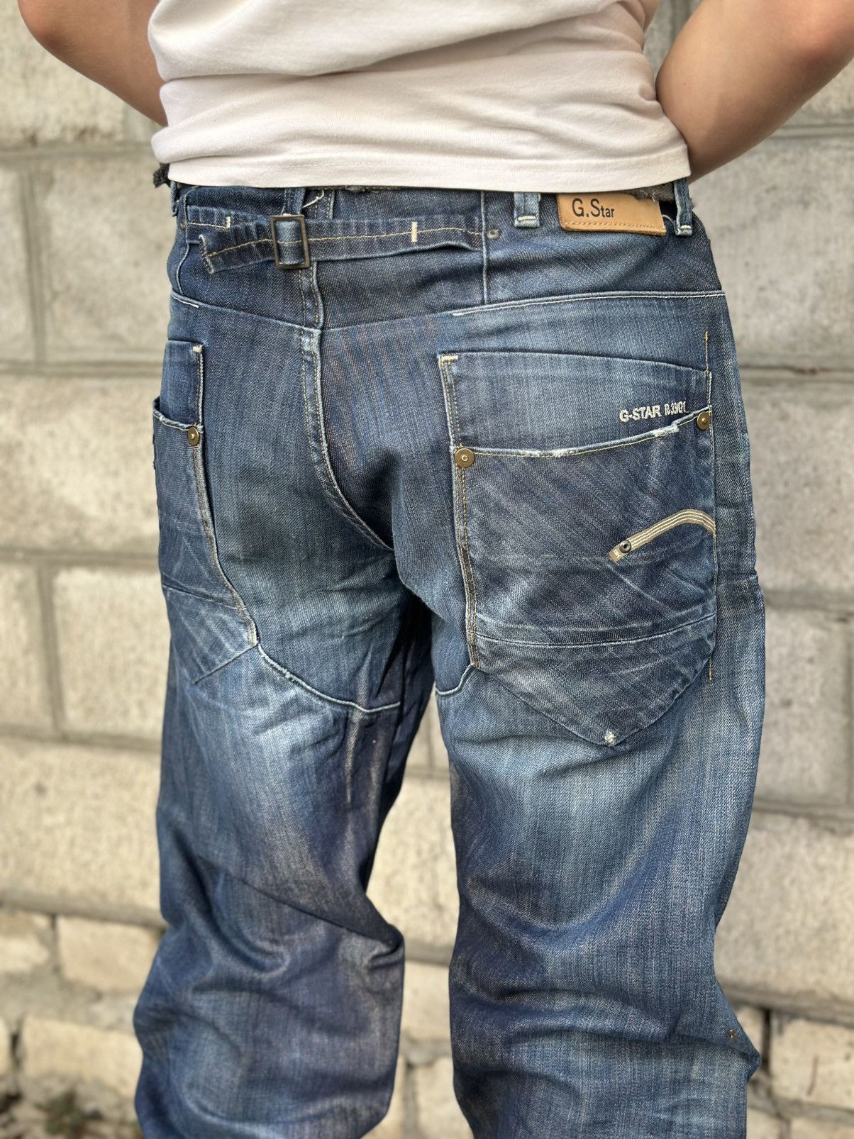 G-Star Vintage G Star Raw 3301 Jeans W34xL34 Pants Crazy Fit Y2K Size US 34 / EU 50 - 5 Thumbnail