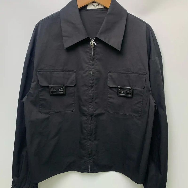 Fendi Black Long Sleeve Jacket for Men 0089