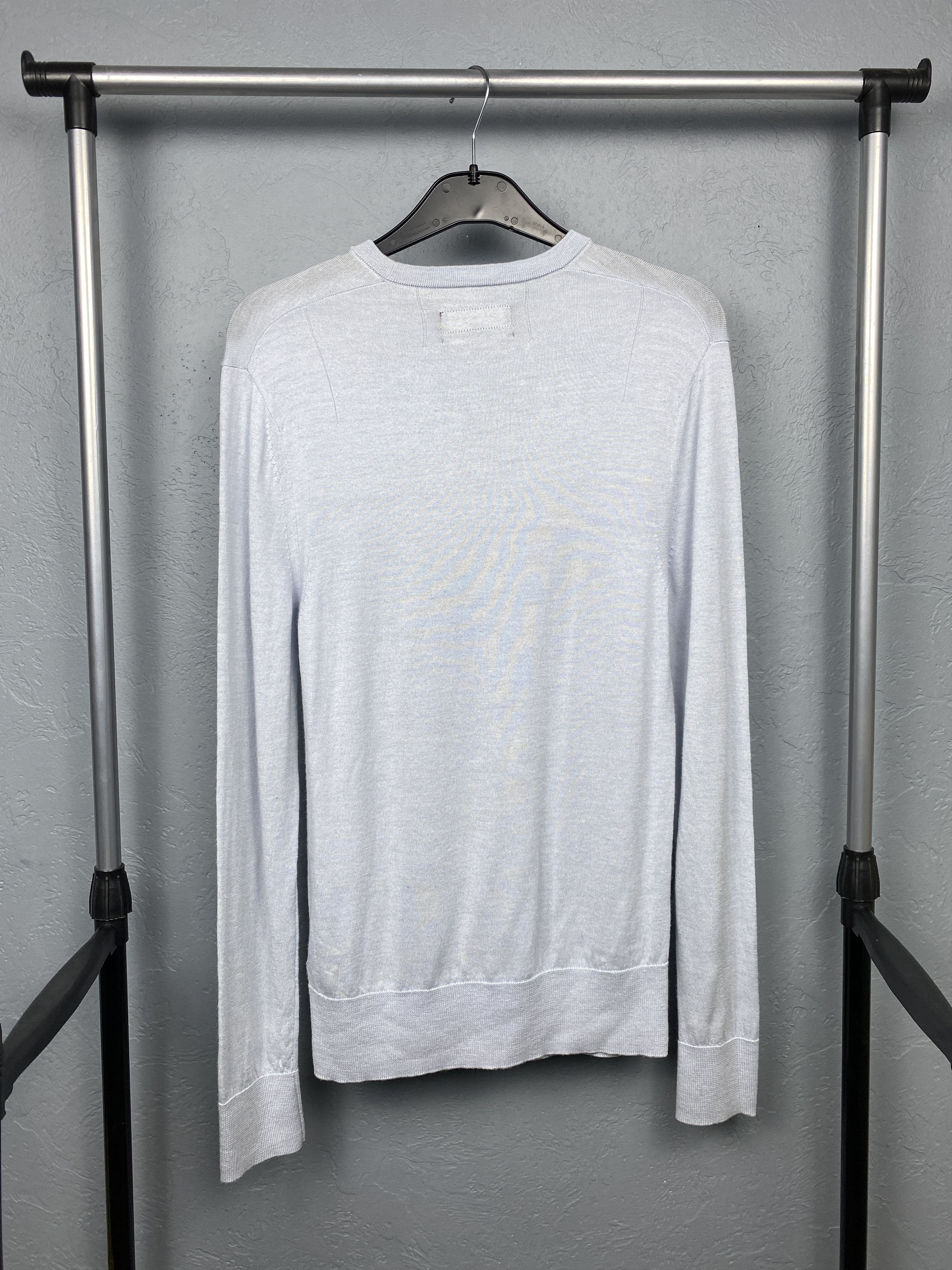 Allsaints AllSaints Mens Mode Merino Crew Neck Wool Knit Sweater Size US S / EU 44-46 / 1 - 6 Thumbnail