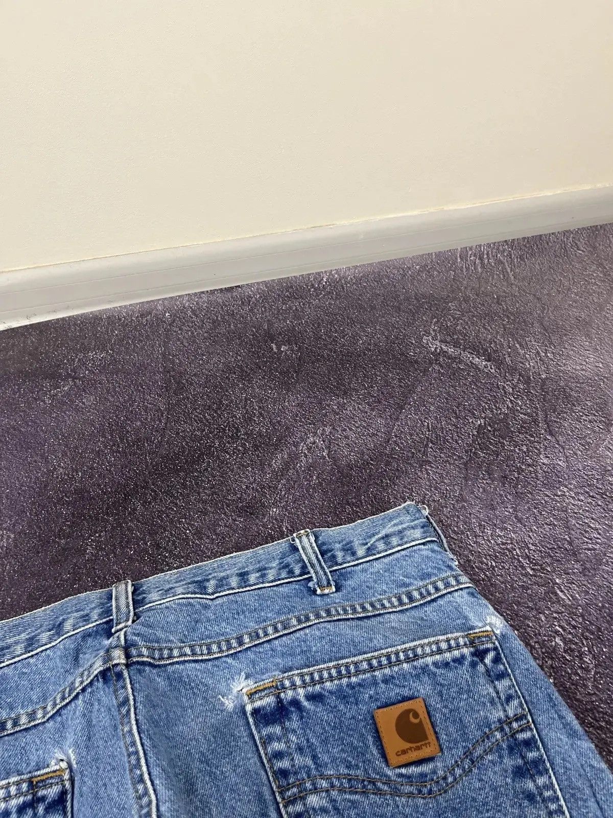 Carhartt × Vintage Vintage Carhartt Blue USA Relaxed Fit Hype Denim Jeans Size US 36 / EU 52 - 6 Thumbnail