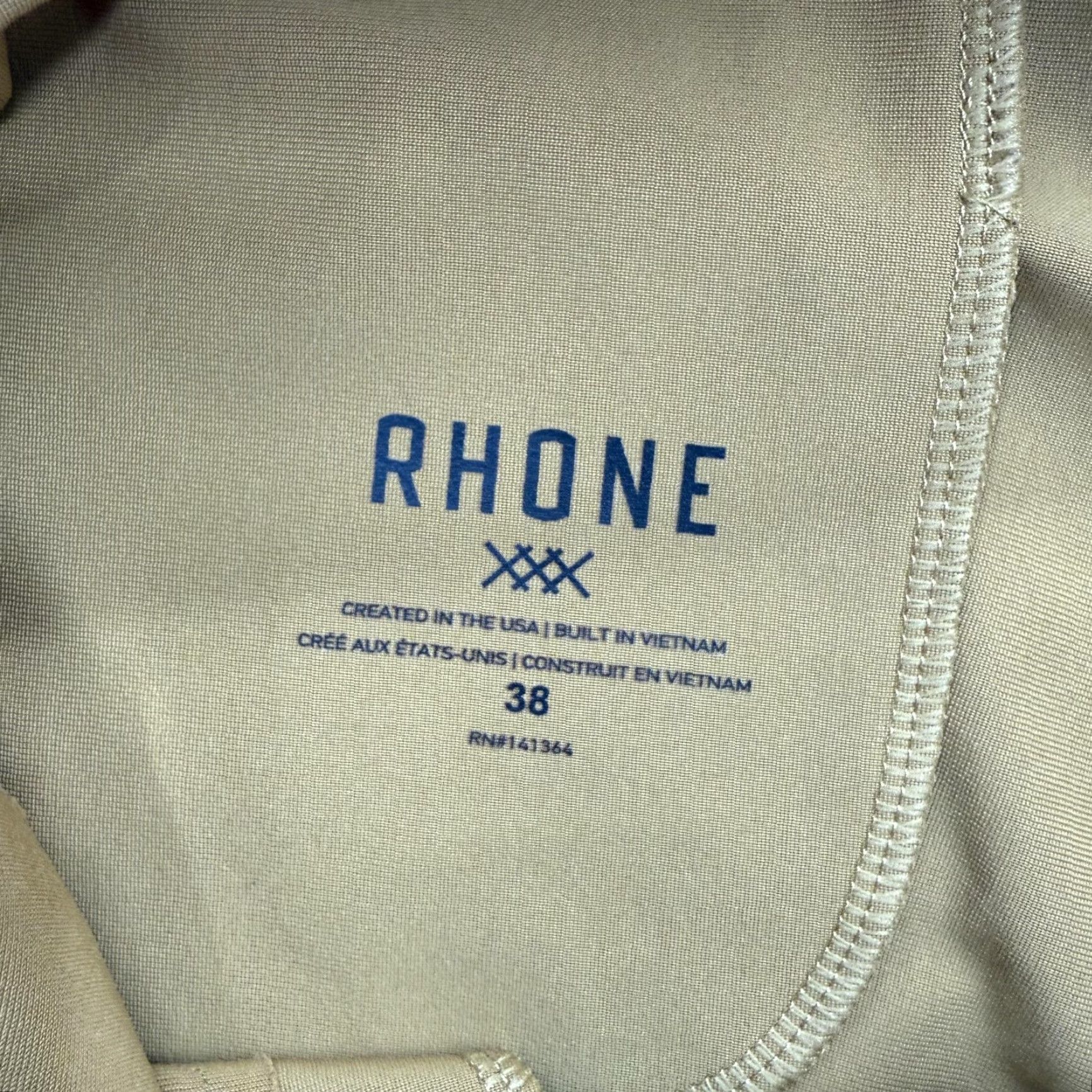 Rhone Rhone Mens Shorts 38 Beige Performance Golf Chino Stretch Pockets Casual Outdoor Size US 38 / EU 54 - 4 Thumbnail