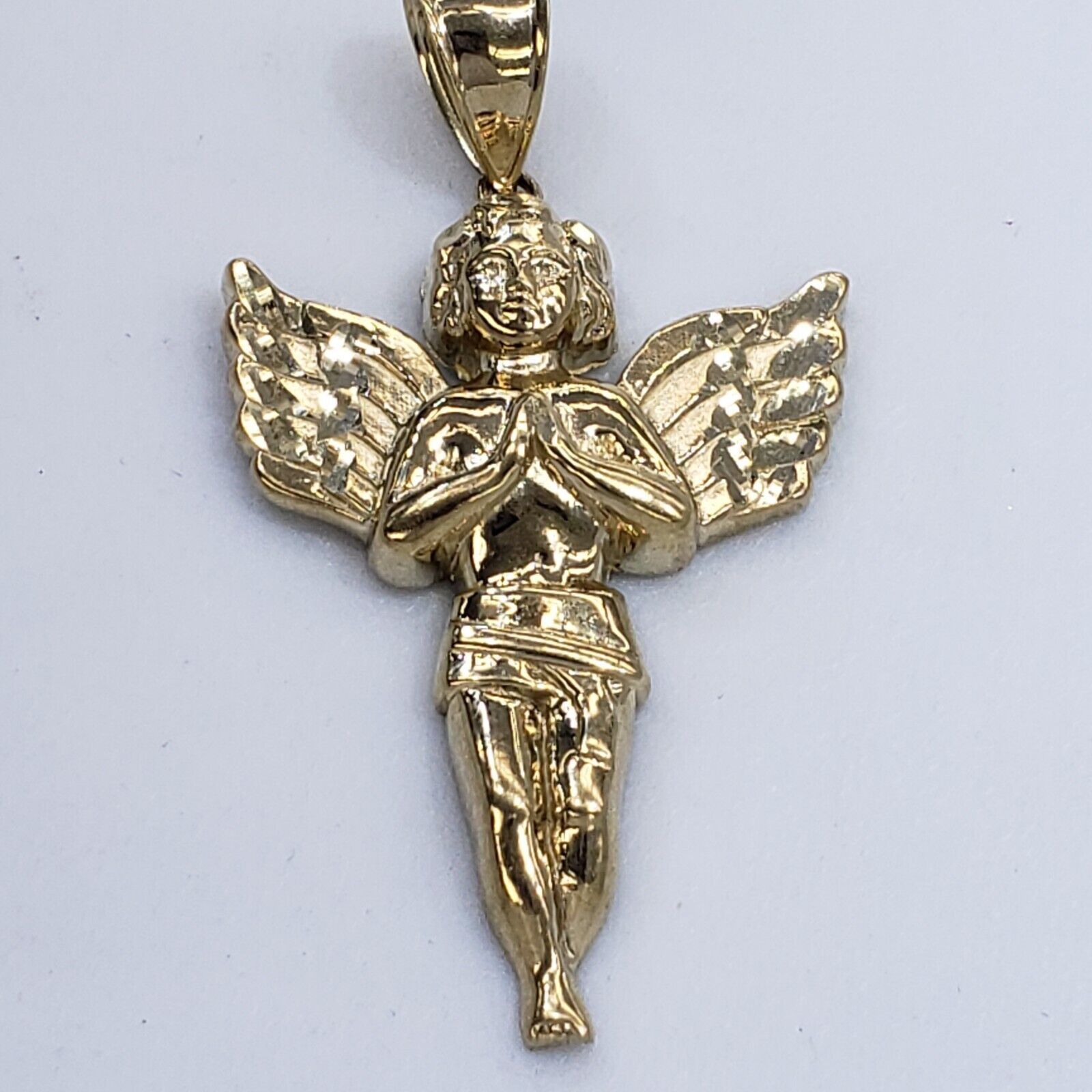 & Other Stories Big Real 10k Gold praying Angel Pendant Charm Size ONE SIZE - 17 Thumbnail