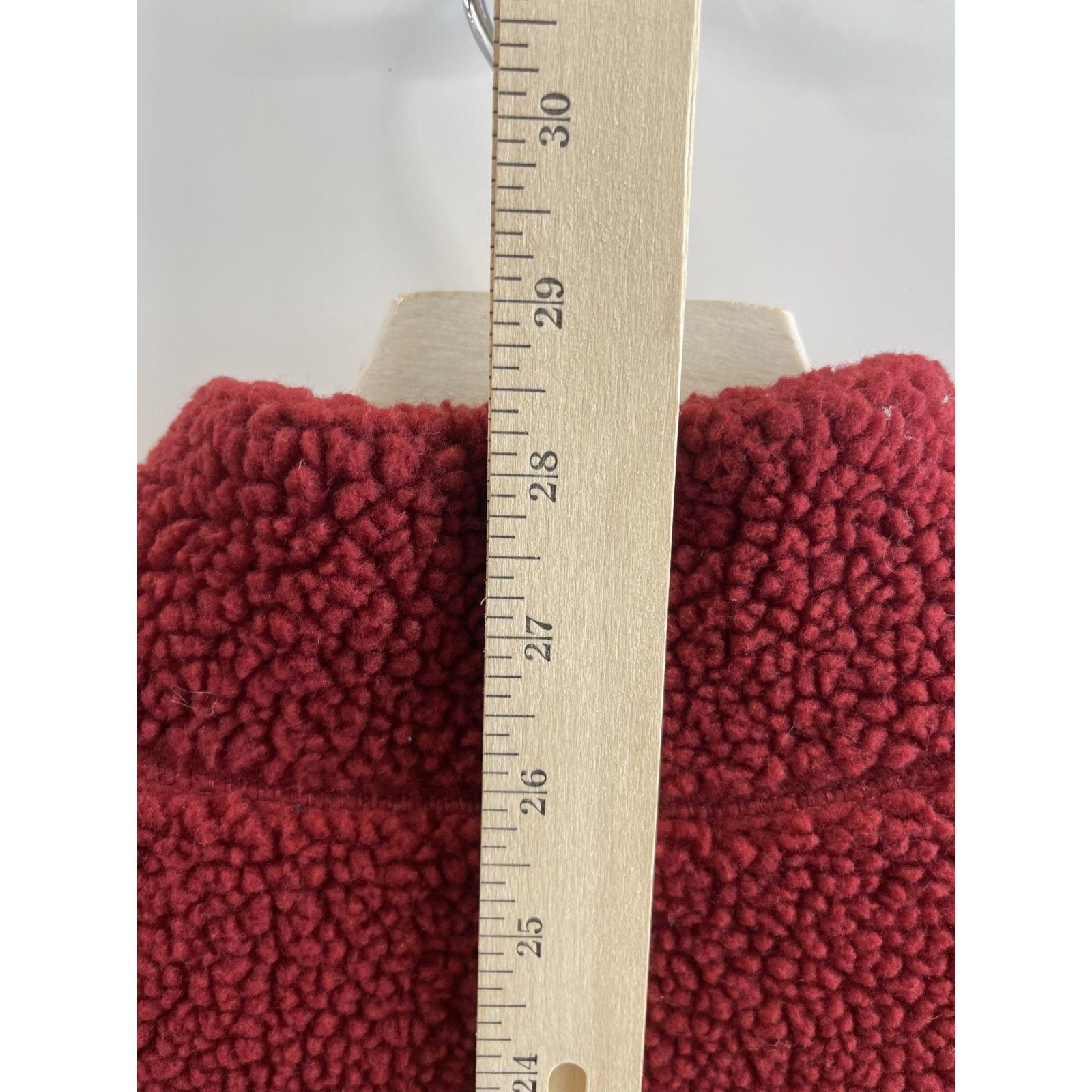 Lands' End VTG 90S Y2K RARE LANDS END 1/4 ZIP PULL OVER RED DEEP PILL S Size US L / EU 52-54 / 3 - 7 Thumbnail