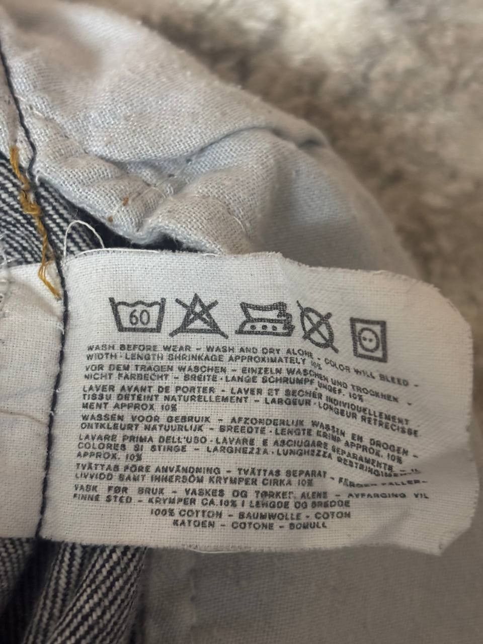 Levi's Vintage Clothing Vintage Levi's 901 High Waisted Skinny Jeans 90s-RARE FRANCE Size 31" - 14 Thumbnail