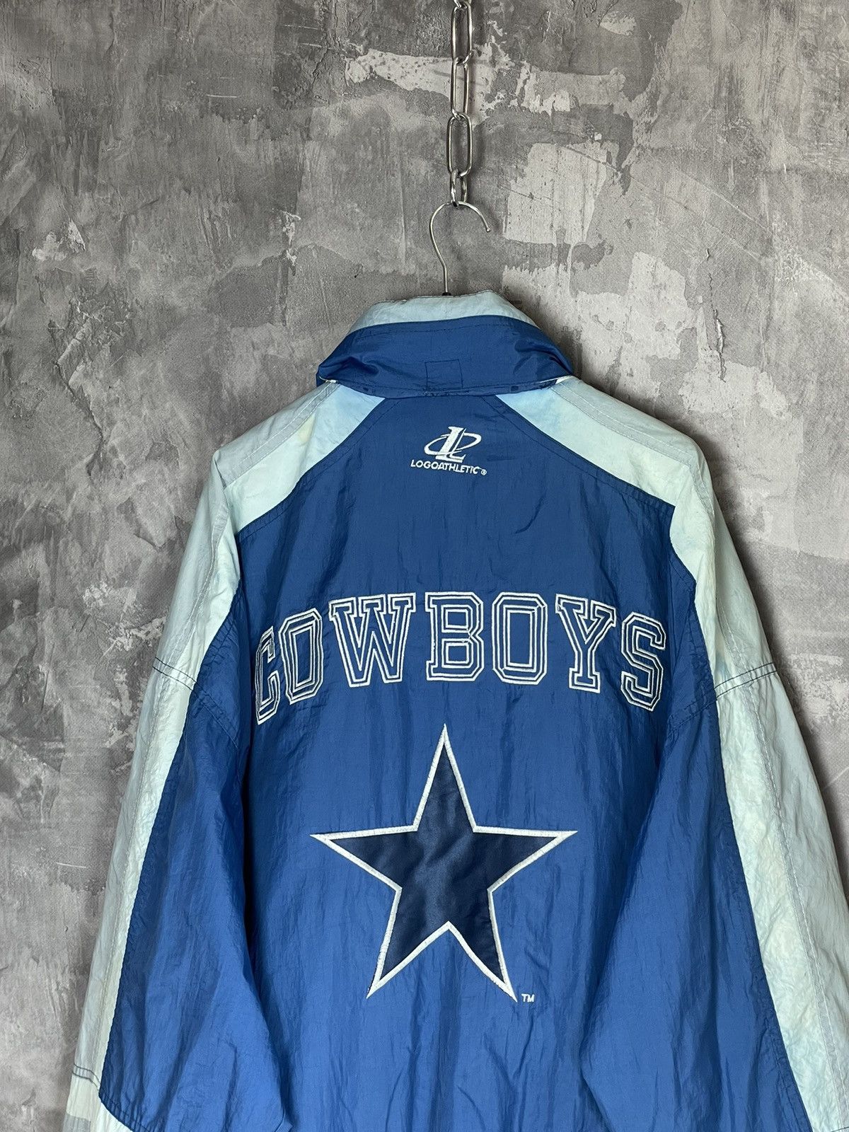 Logo Athletic × NFL × Vintage Vintage Cowboys Logo Athletic Vintage 90s Rare light jacket Size US XL / EU 56 / 4 - 9 Thumbnail