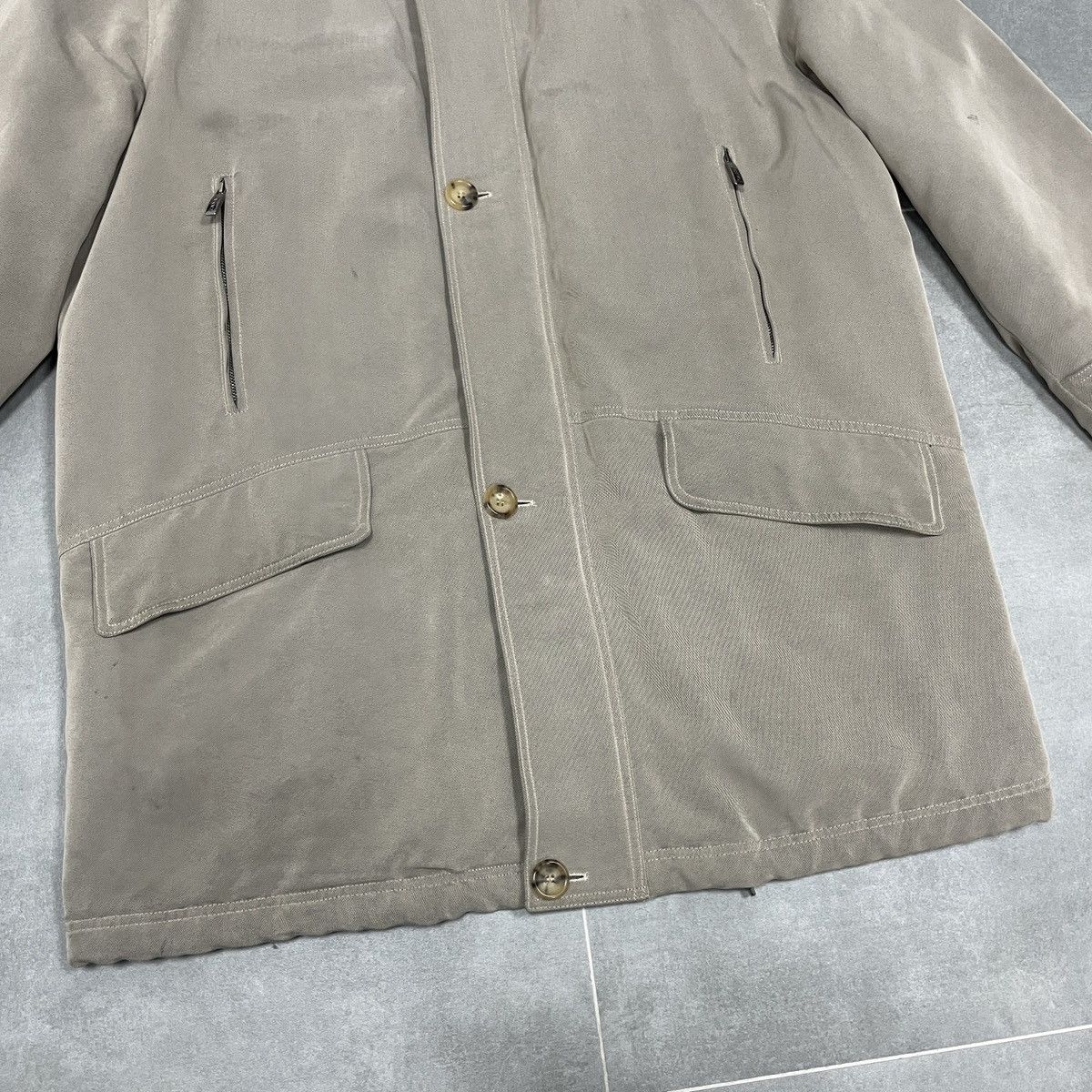 Canali Canali Coat Jacket Size 52 Size US L / EU 52-54 / 3 - 5 Thumbnail