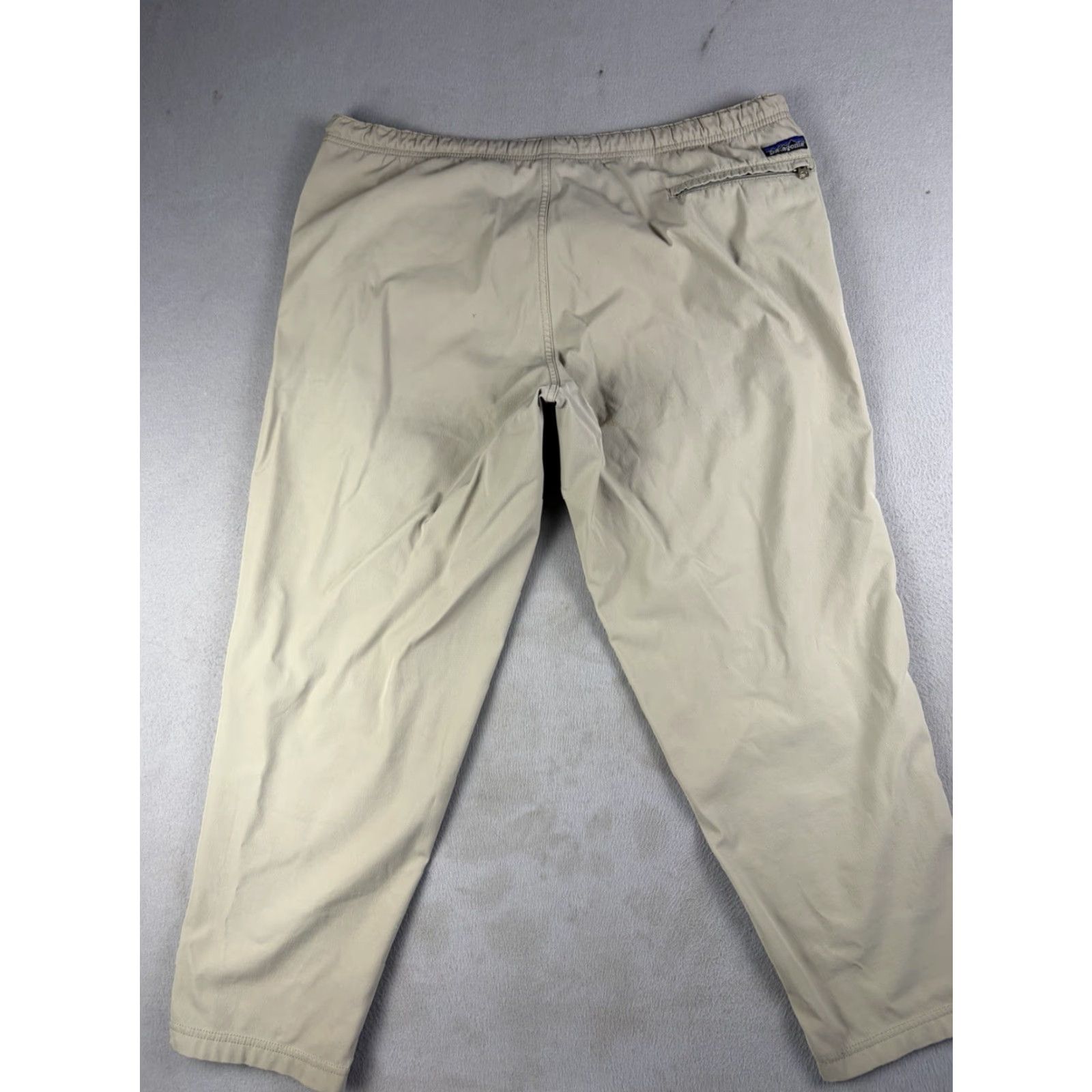 Patagonia VINTAGE Patagonia Pants Mens M 40x27 Brown Nylon Spandex Drawstring Elastic Waist Pockets Hiking Gym Activewear Size US 31 - 5 Thumbnail