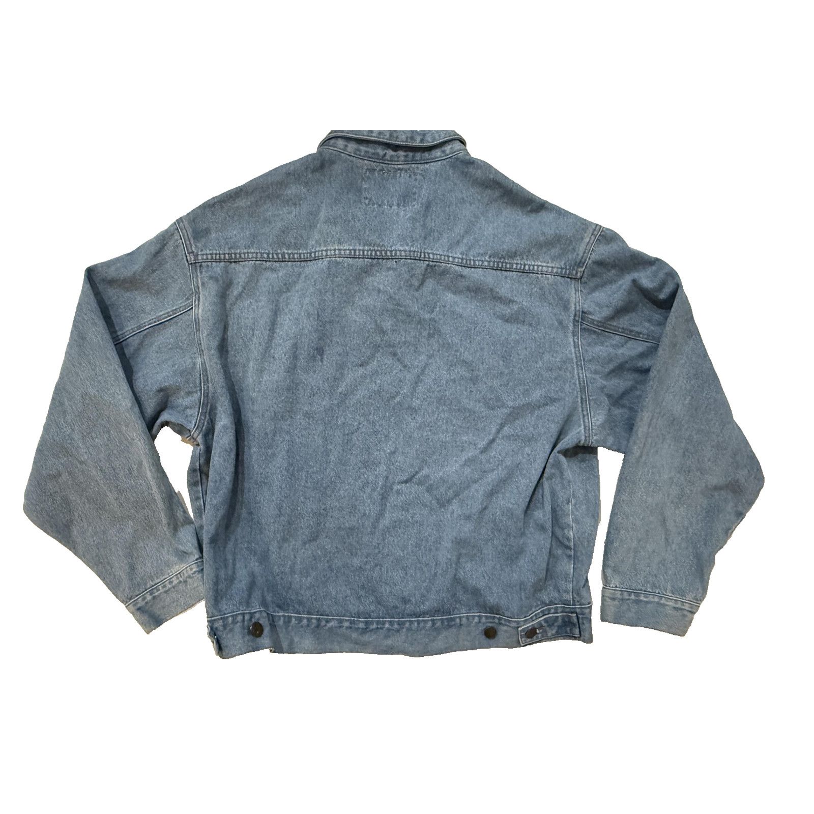& Other Stories Vintage 80s American Born Denim Trucker Jacket XL Made USA Size US XL / EU 56 / 4 - 5 Thumbnail
