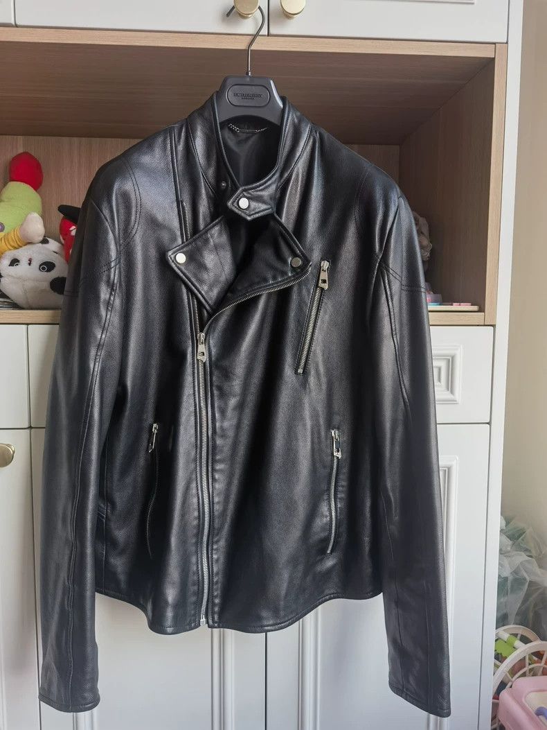 Versace Versace Men's leather jacket Size US L / EU 52-54 / 3 - 1 Thumbnail