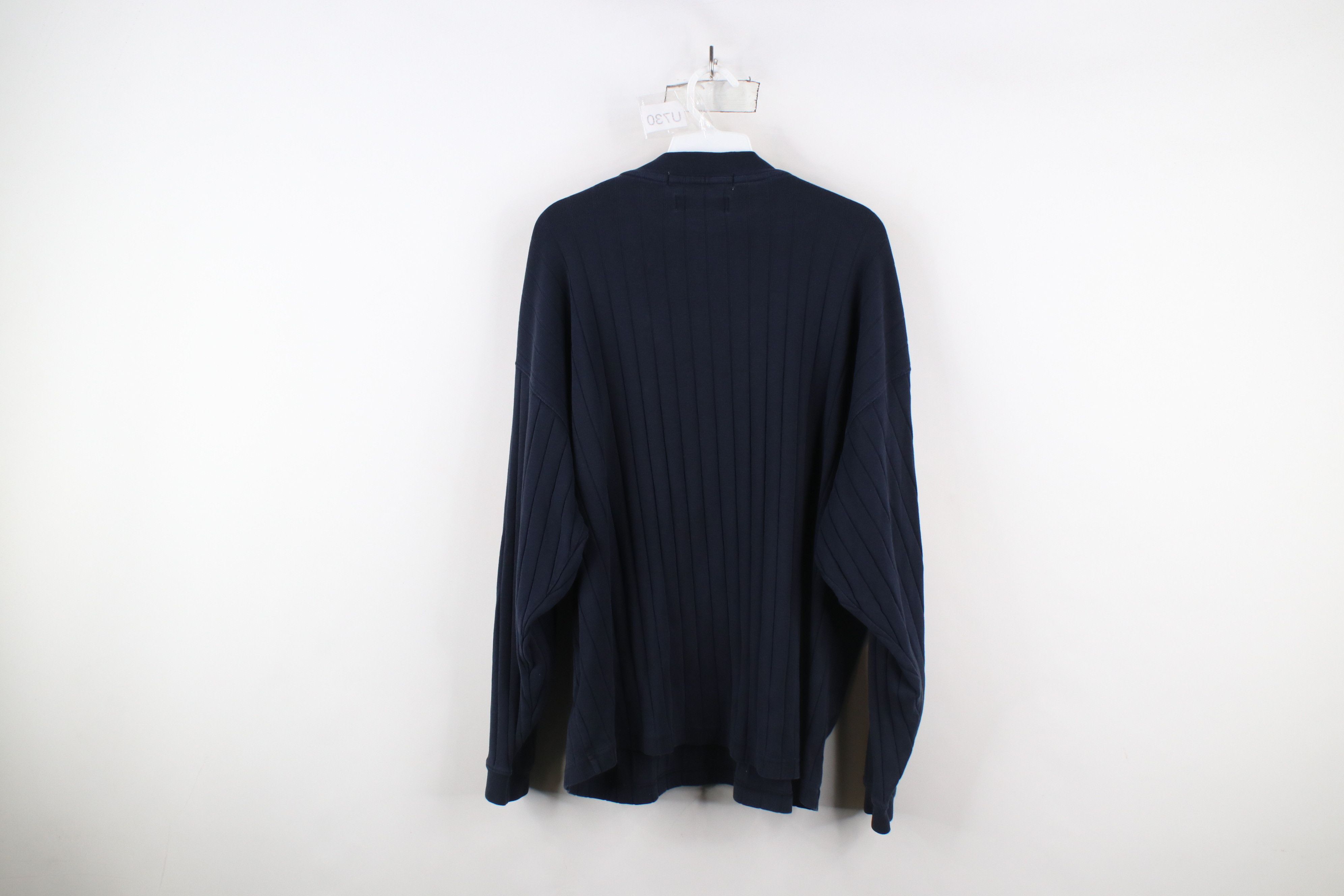 Vintage Vintage 90s Streetwear Ribbed Knit Long Sleeve T-Shirt USA Size US L / EU 52-54 / 3 - 8 Thumbnail