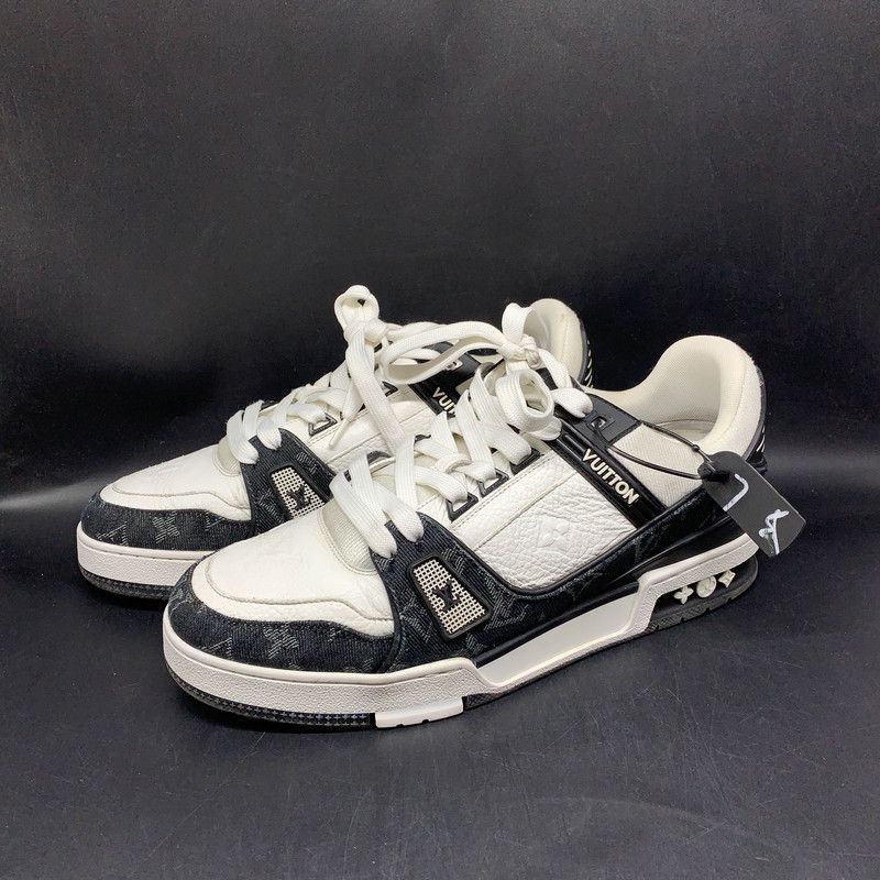 Louis Vuitton Louis Vuitton Panda Print Low-Top Sneakers 0089 Size US 8 / EU 41 - 1 Thumbnail