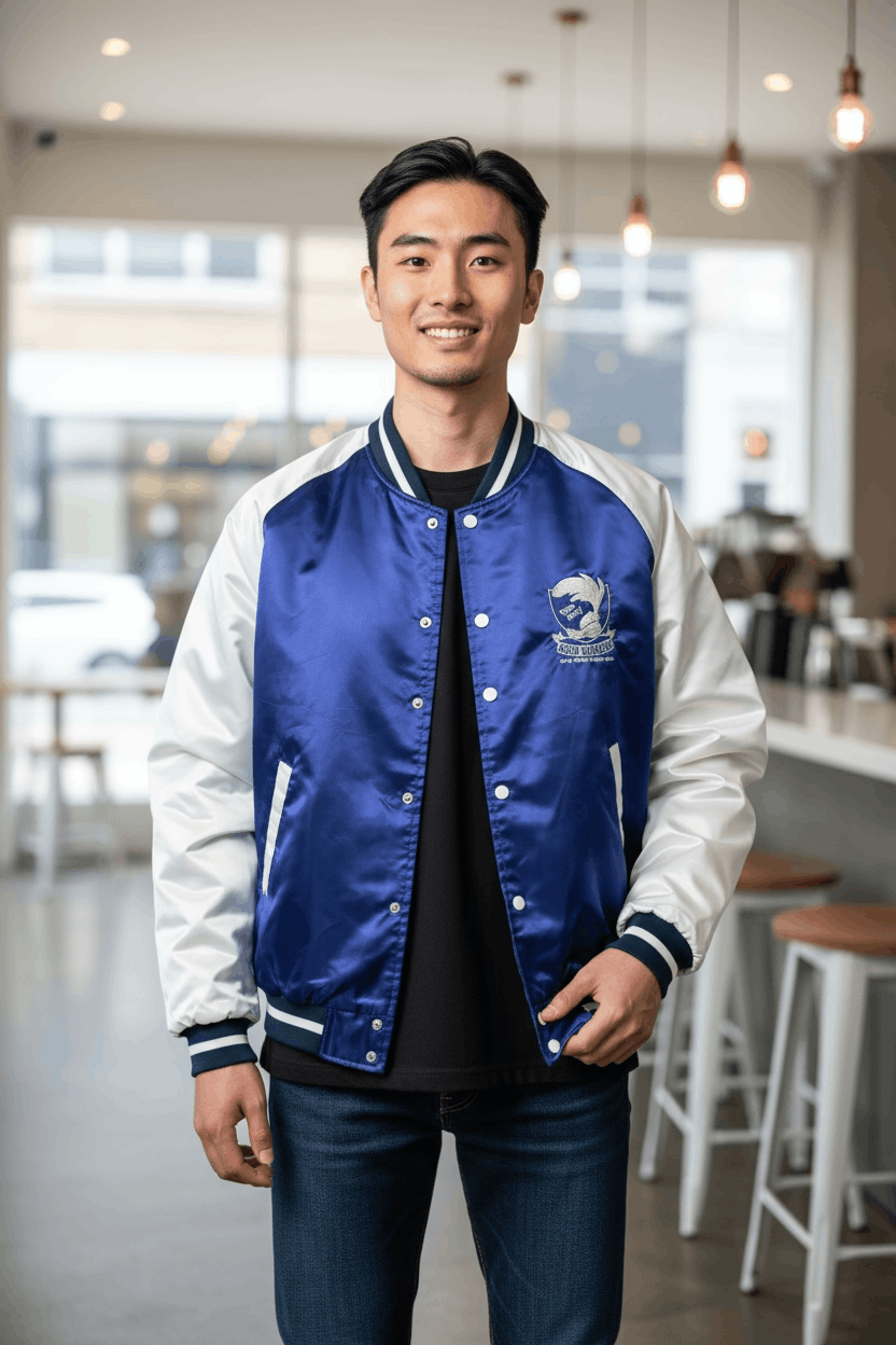 🔥Vintage 1995 ROADRUNNER Varsity Jacket TM & Warner Bros