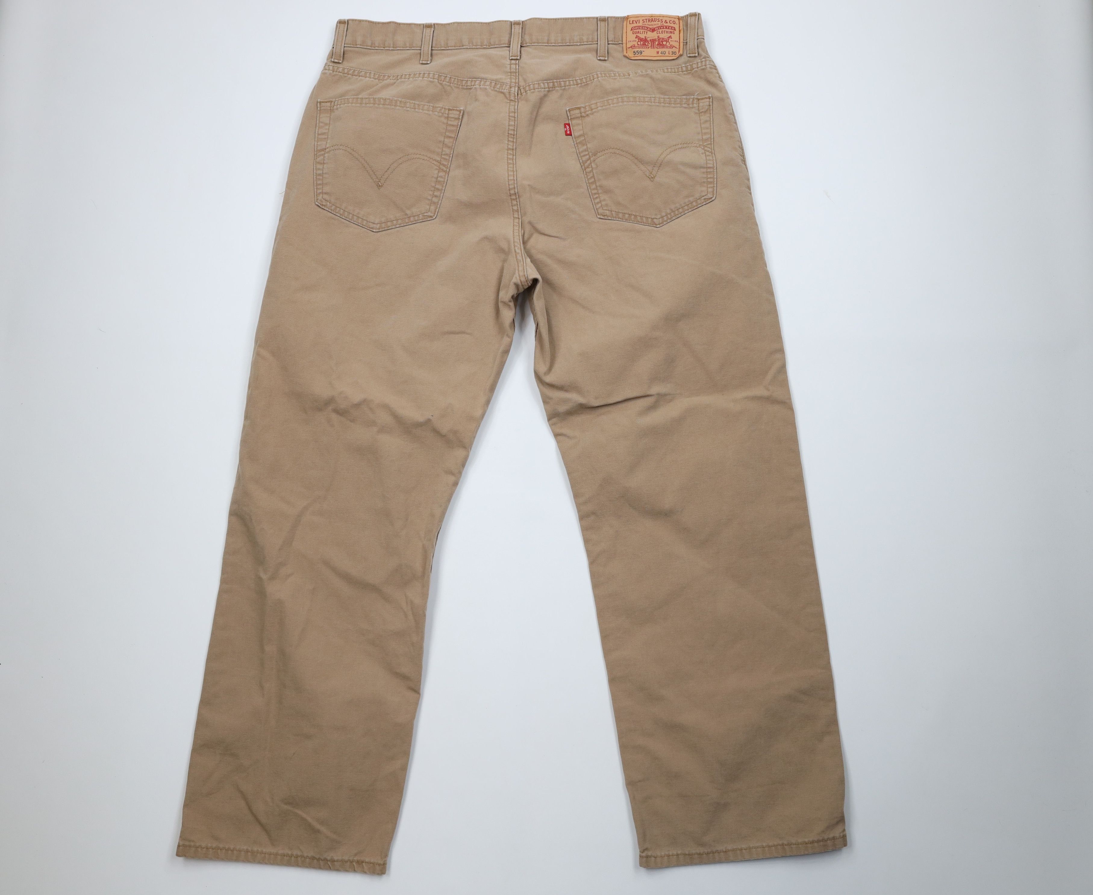Levi's Vintage Y2K 2004 Levis 559 Relaxed Straight Wide Leg Pants Size US 40 / EU 56 - 11 Thumbnail