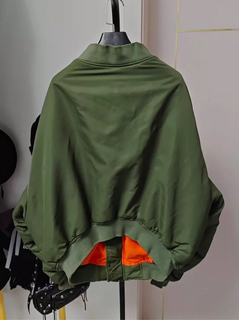Balenciaga Balenciaga Bomber Jacket with Orange Lining-2505 Size US XS / EU 42 / 0 - 2 Thumbnail