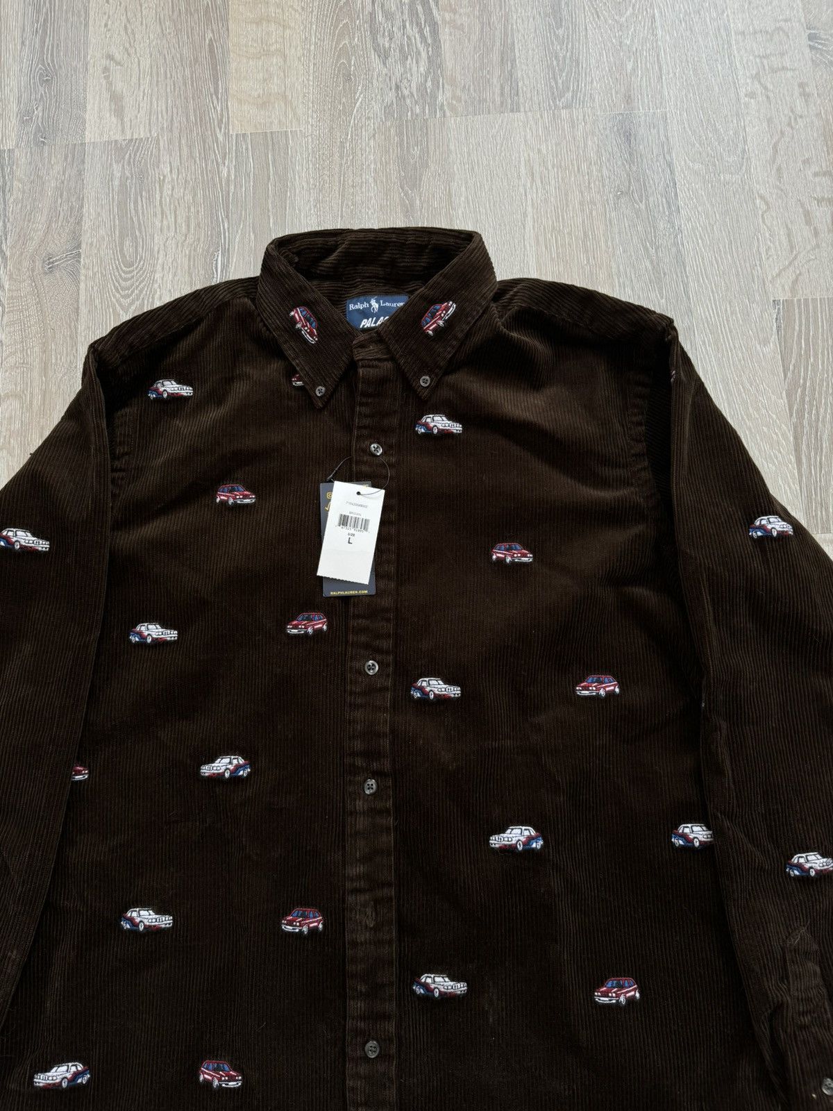 Palace × Polo Ralph Lauren Palace x Polo Ralph Lauren Embroidered Gti Corduroy Shirt Size US L / EU 52-54 / 3 - 2 Thumbnail