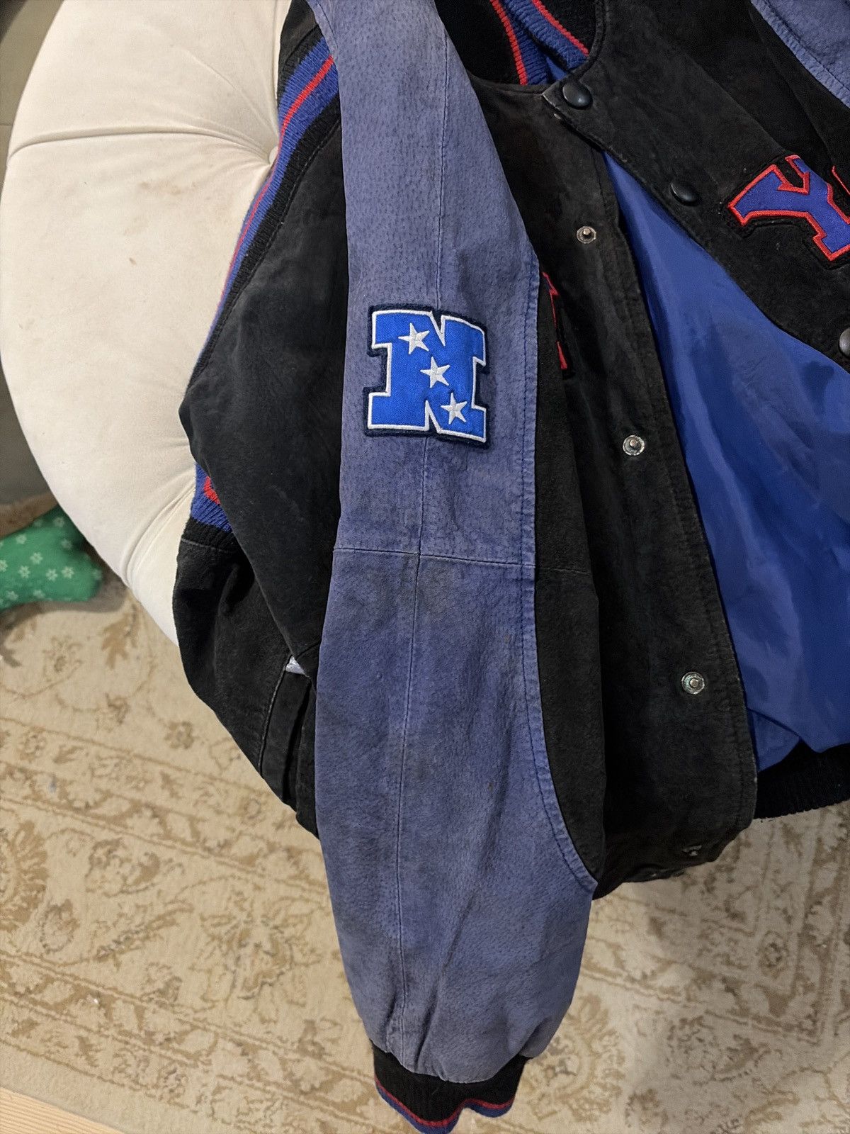 NFL 1990’s nfl branded New York giants shade winter coat Size US XL / EU 56 / 4 - 14 Thumbnail