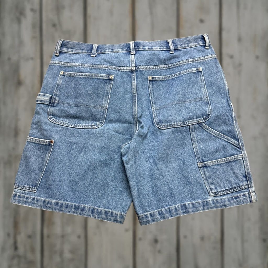 Denime VINTAGE Route 66 Jean Shorts Men 40 Denim Blue Wide Leg Carpenter 90s Y2K Mens Size US 40 / EU 56 - 1 Thumbnail