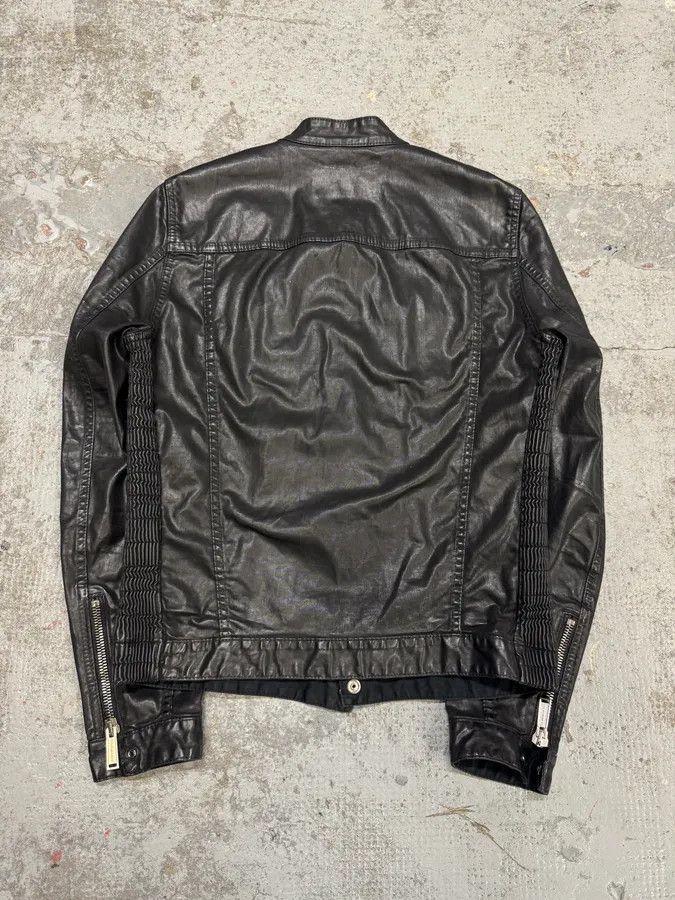 Dsquared2 AW2015 Dsquared2 Waxed Black Trucker Jacket Size US M / EU 48-50 / 2 - 5 Thumbnail