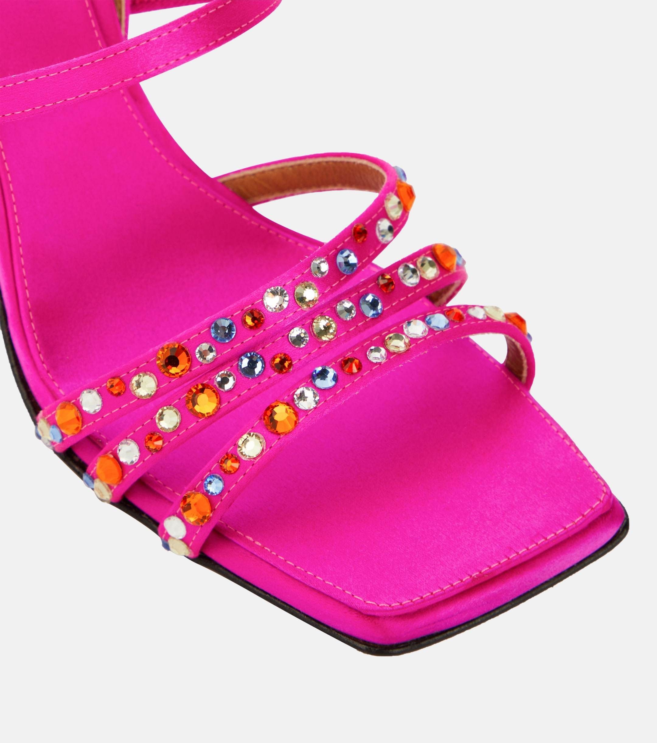 o1w1db10524 Slingback Sandals in Fuchsia