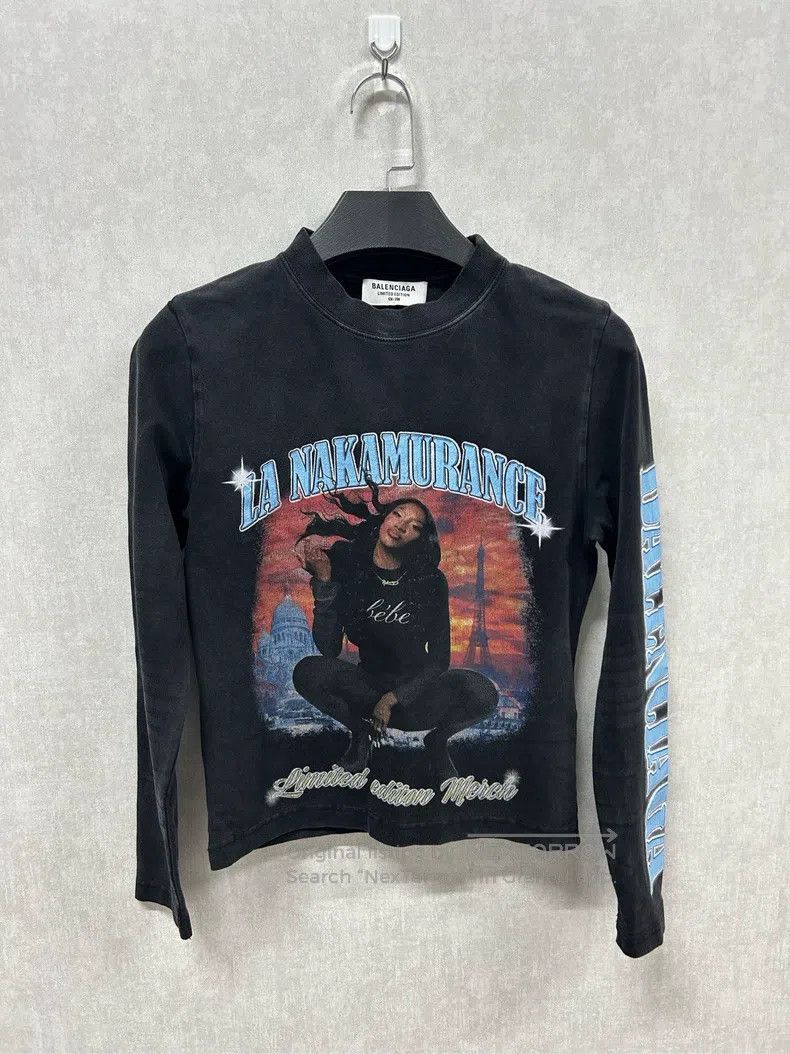 Balenciaga Balenciaga Singer Aged Long Sleeve Size US M / EU 48-50 / 2 - 1 Thumbnail