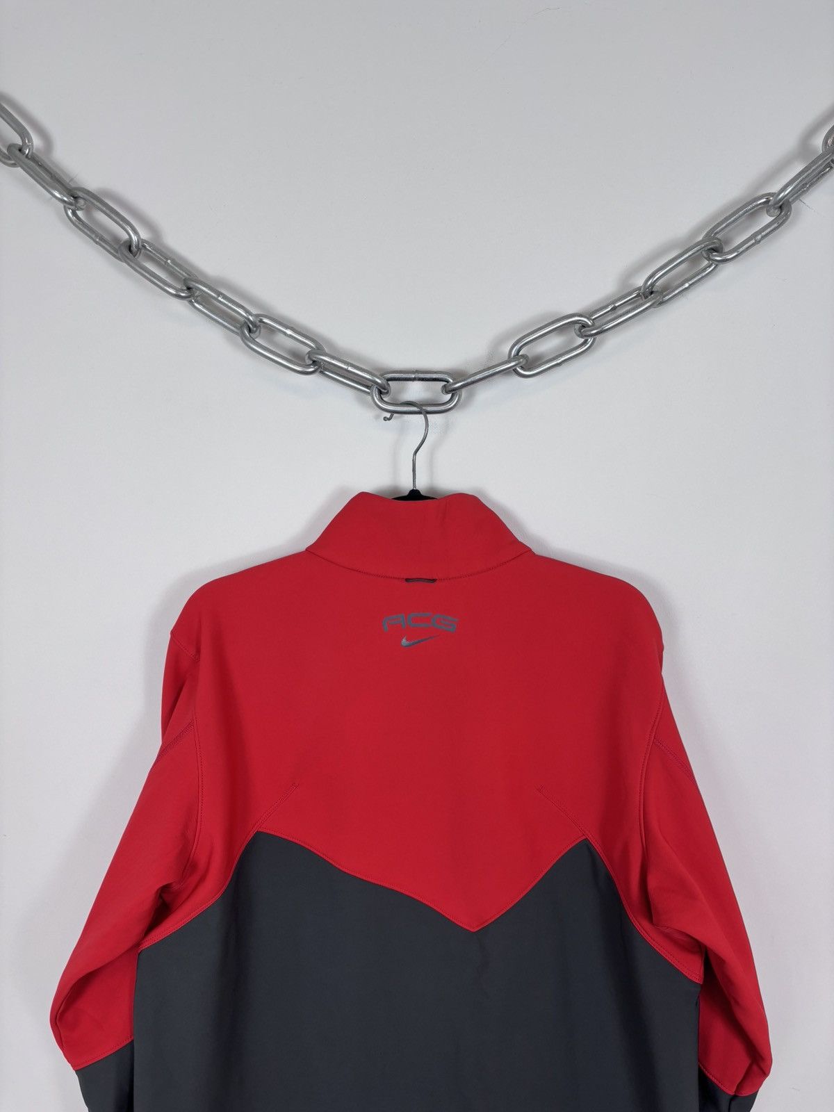 Nike ACG Nike ACG Men’s Soft Shell Jacket Fleece Lined Red/Grey Size US L / EU 52-54 / 3 - 20 Thumbnail