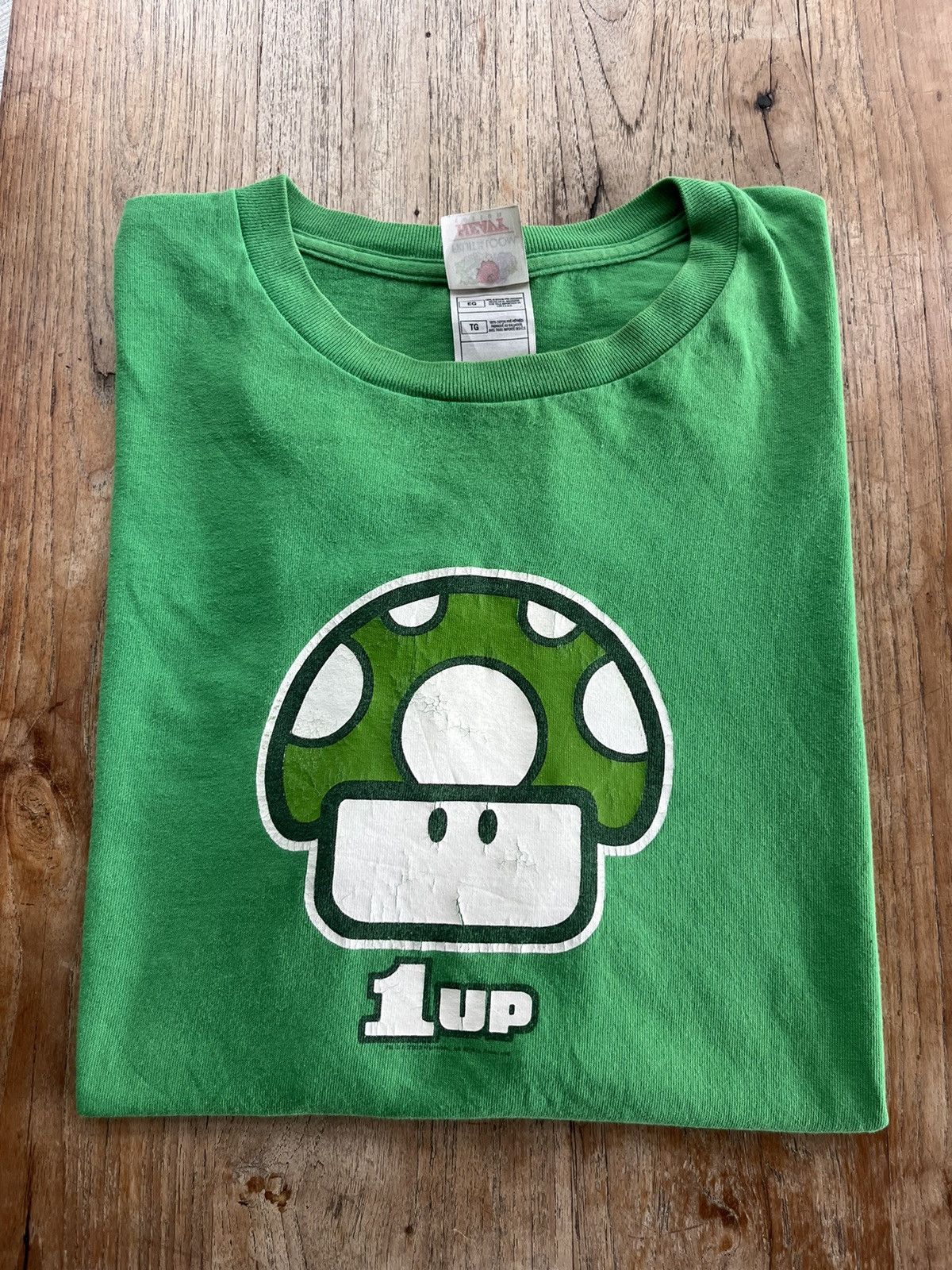 Nintendo Vintage 1 UP Mushroom 2003’s mario Nintendo Tshirt Size US XL / EU 56 / 4 - 1 Thumbnail