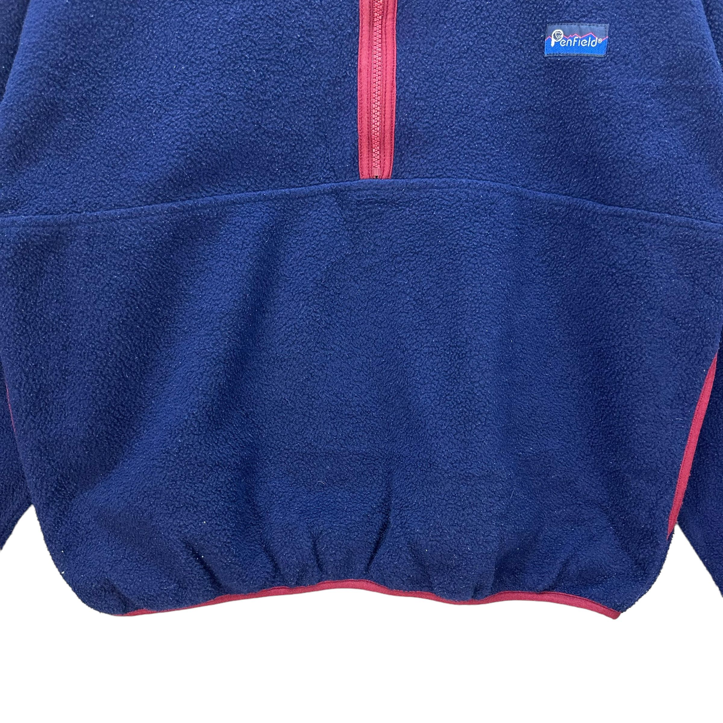 Penfield PENFIELD HALF ZIP TURTLE NECK PULLOVER FLEECE #8739-023 Size US L / EU 52-54 / 3 - 4 Thumbnail