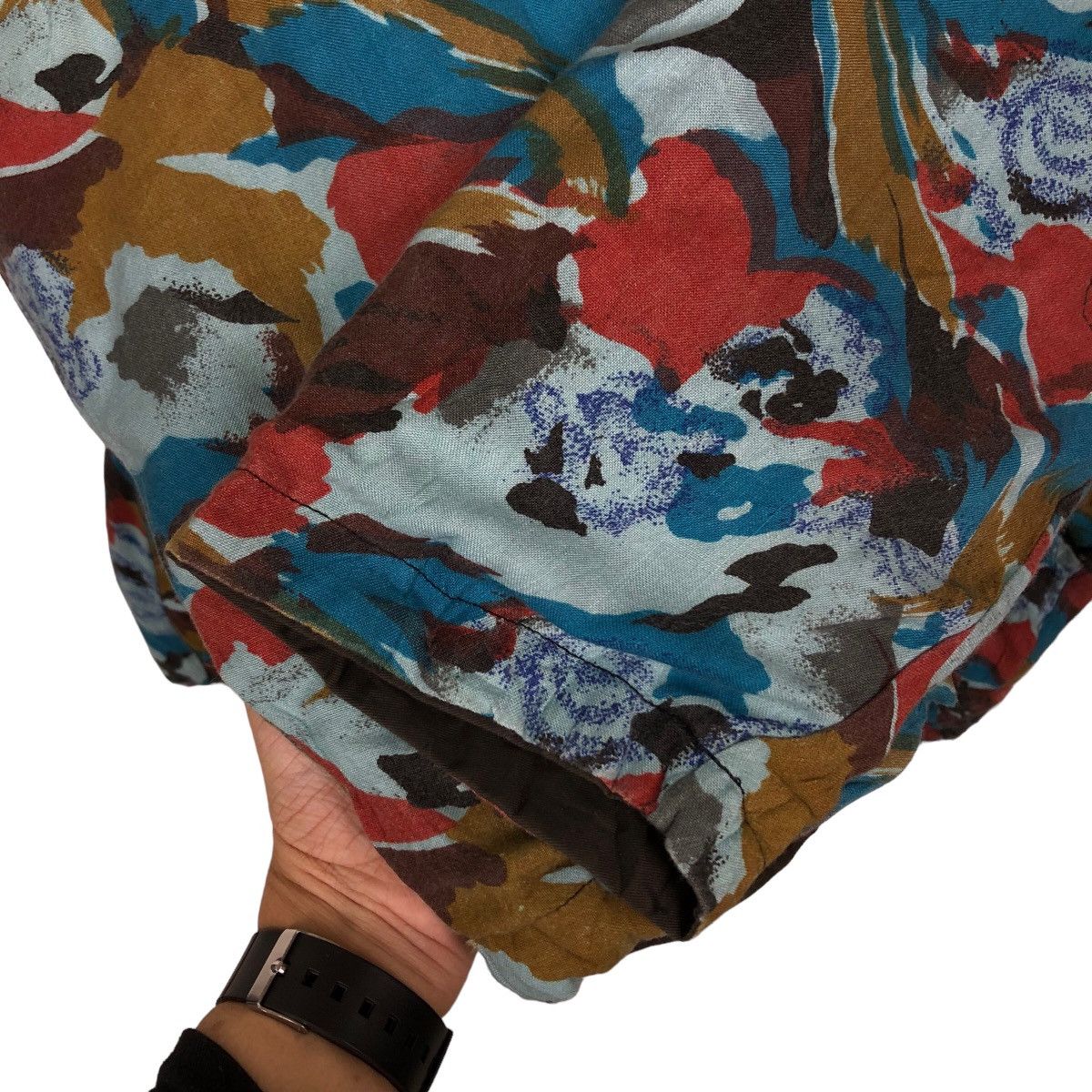 Japanese Brand VINTAGE SURVIVAL JACKET PAINT SPLASH OVERPRINT SN JAPAN Size US L / EU 52-54 / 3 - 11 Thumbnail