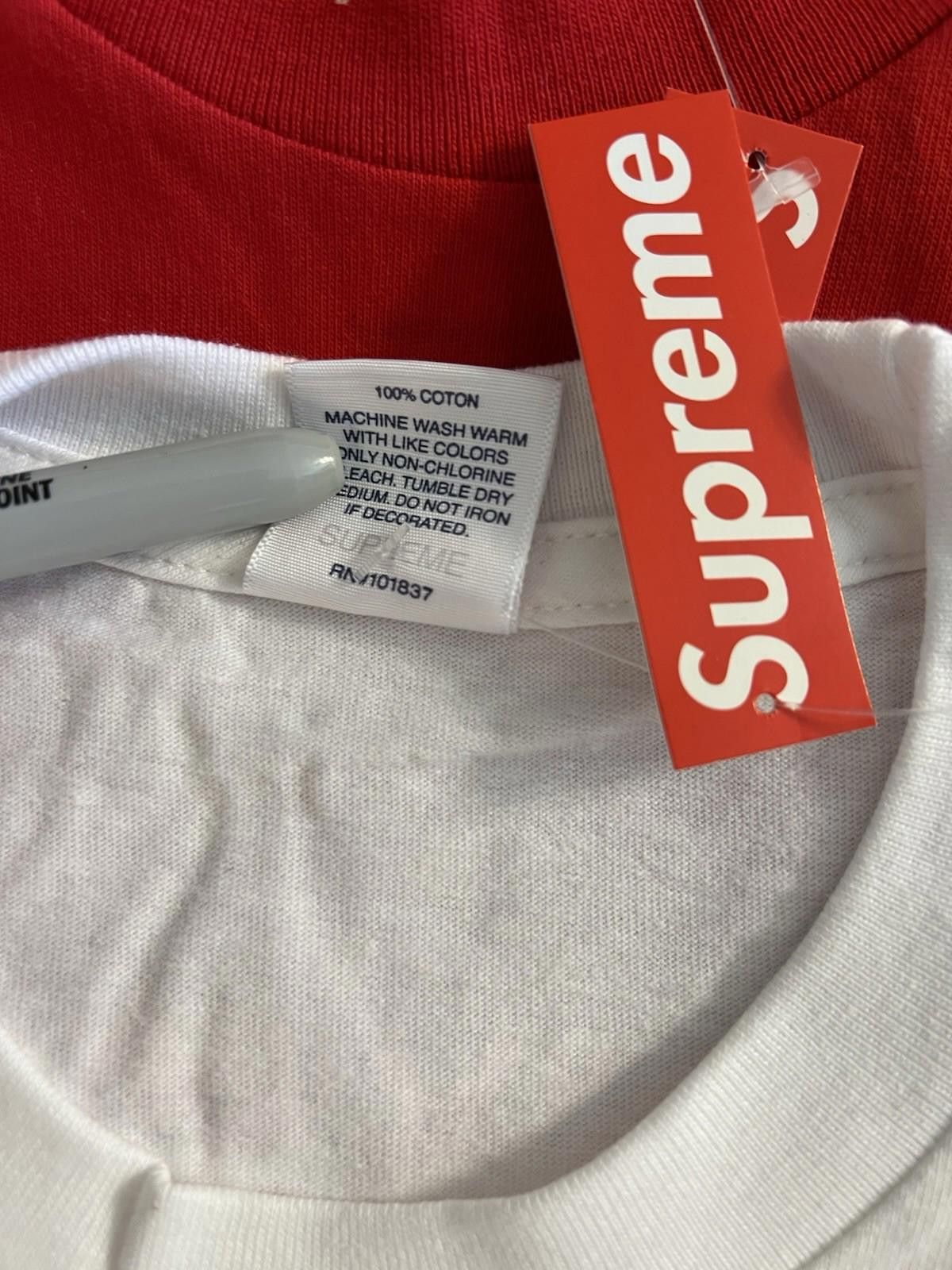 Supreme FW19 Supreme Bandana Box Logo Tee White L 2019 Size US L / EU 52-54 / 3 - 7 Thumbnail