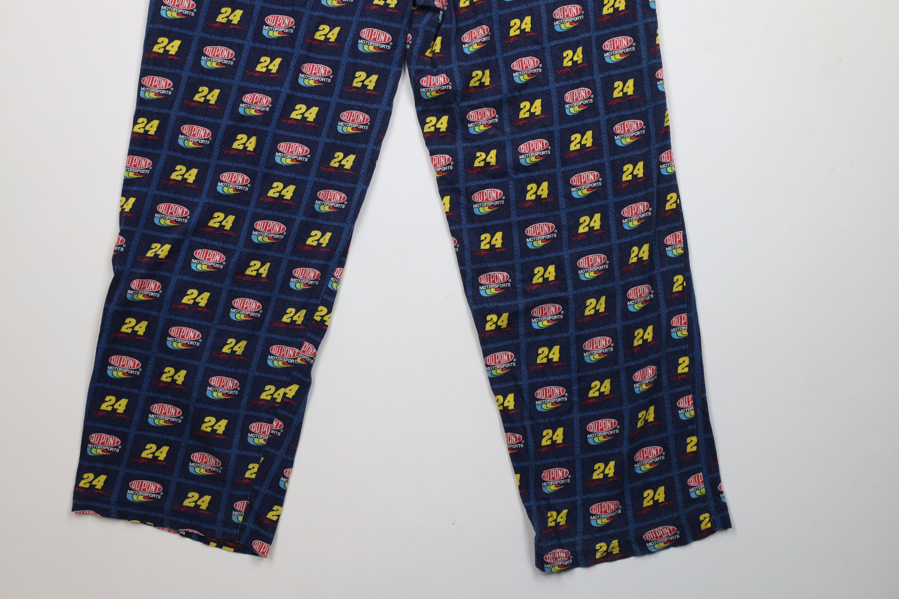 Vintage Vintage NASCAR Jeff Gordon Racing Wide Leg Pajama Pants Blue Size US 34 / EU 50 - 13 Thumbnail