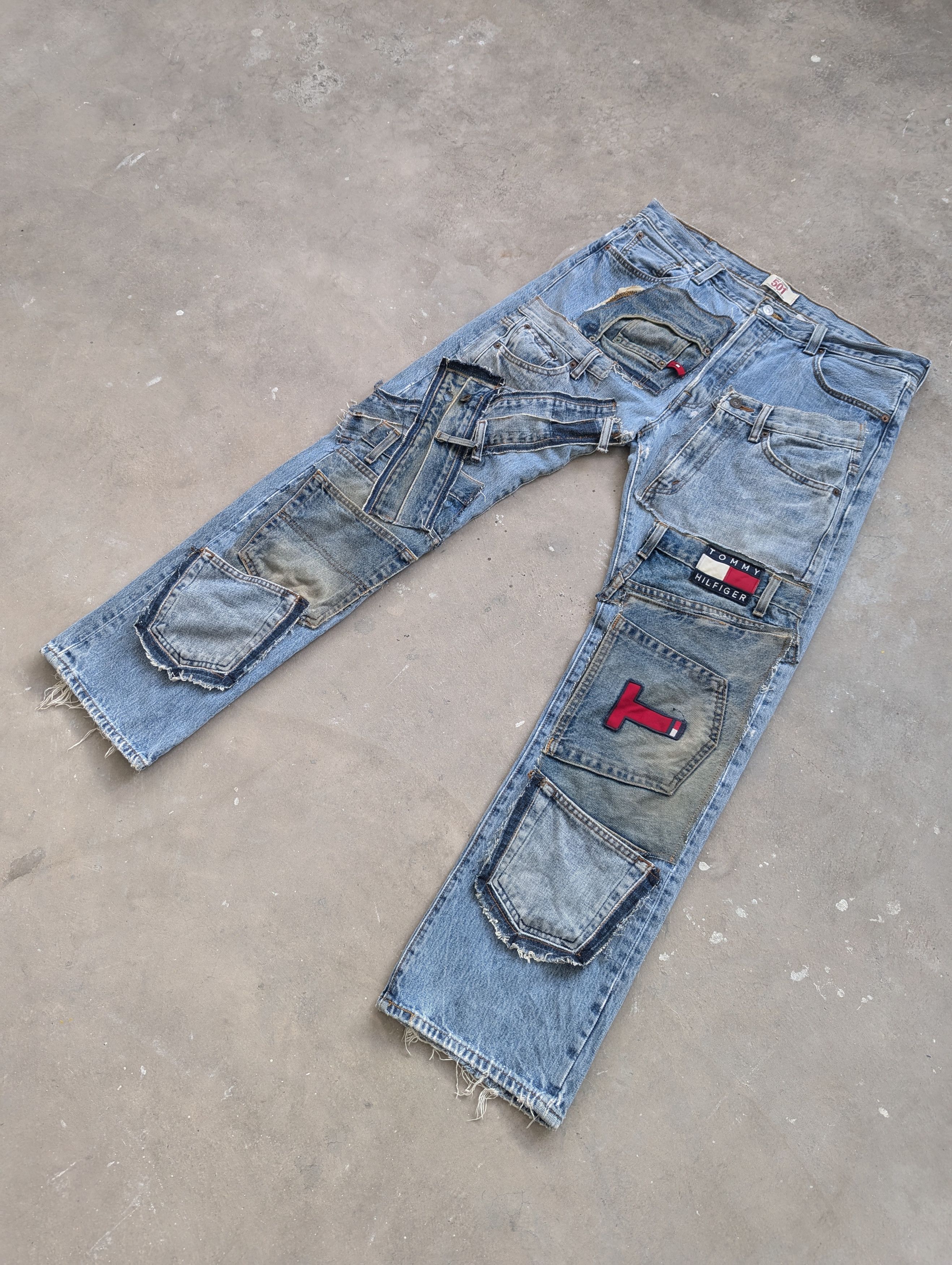 Japanese Brand × Levi's Vintage Levis 501 Distressed Japanese Archive Size US 35 - 2 Thumbnail