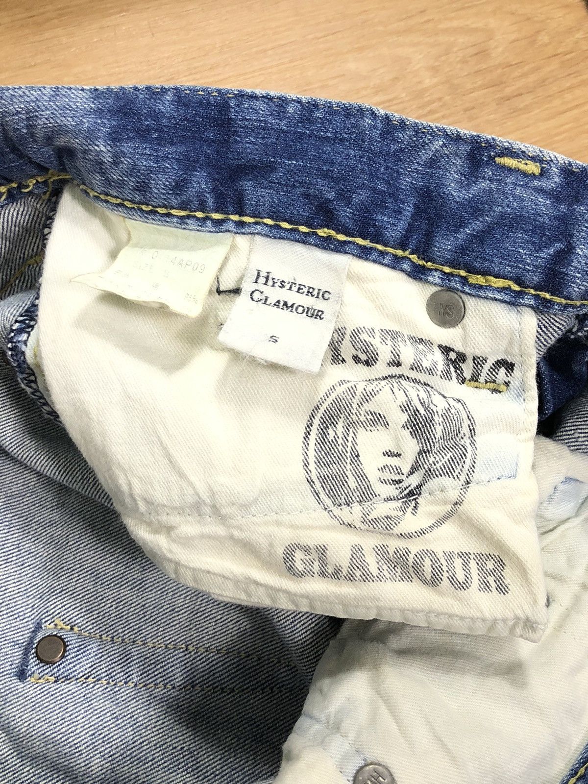 Hysteric Glamour RARE🔥VINTAGE HYSTERIC JEANS PRINTED SMALL SKINNY FIT Size 30" / US 8 / IT 44 - 17 Thumbnail