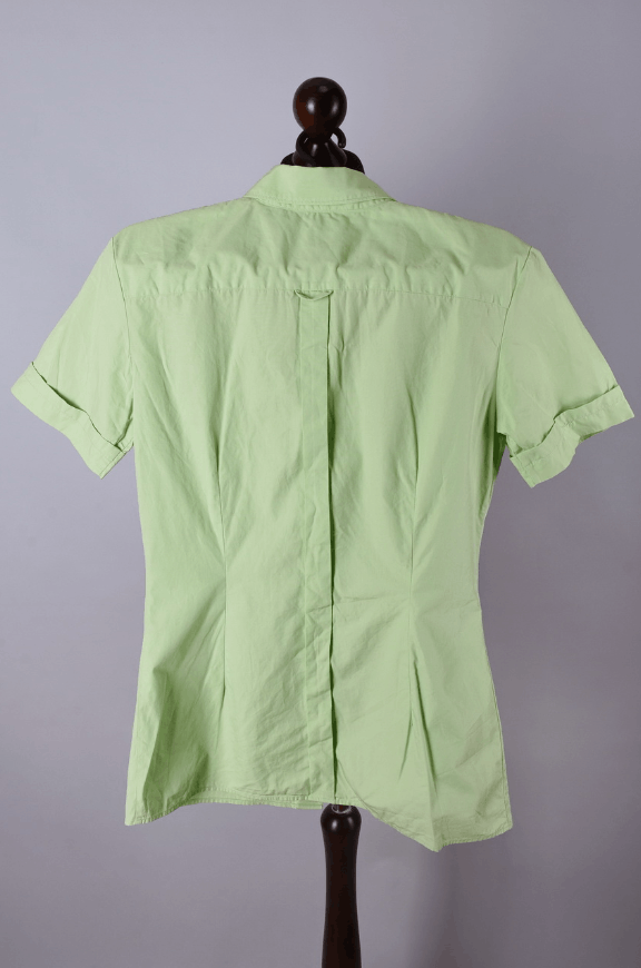 Paul Smith Women's Paul Smith Short Sleeve Light Green Shirt Size S Size S / US 4 / IT 40 - 4 Thumbnail