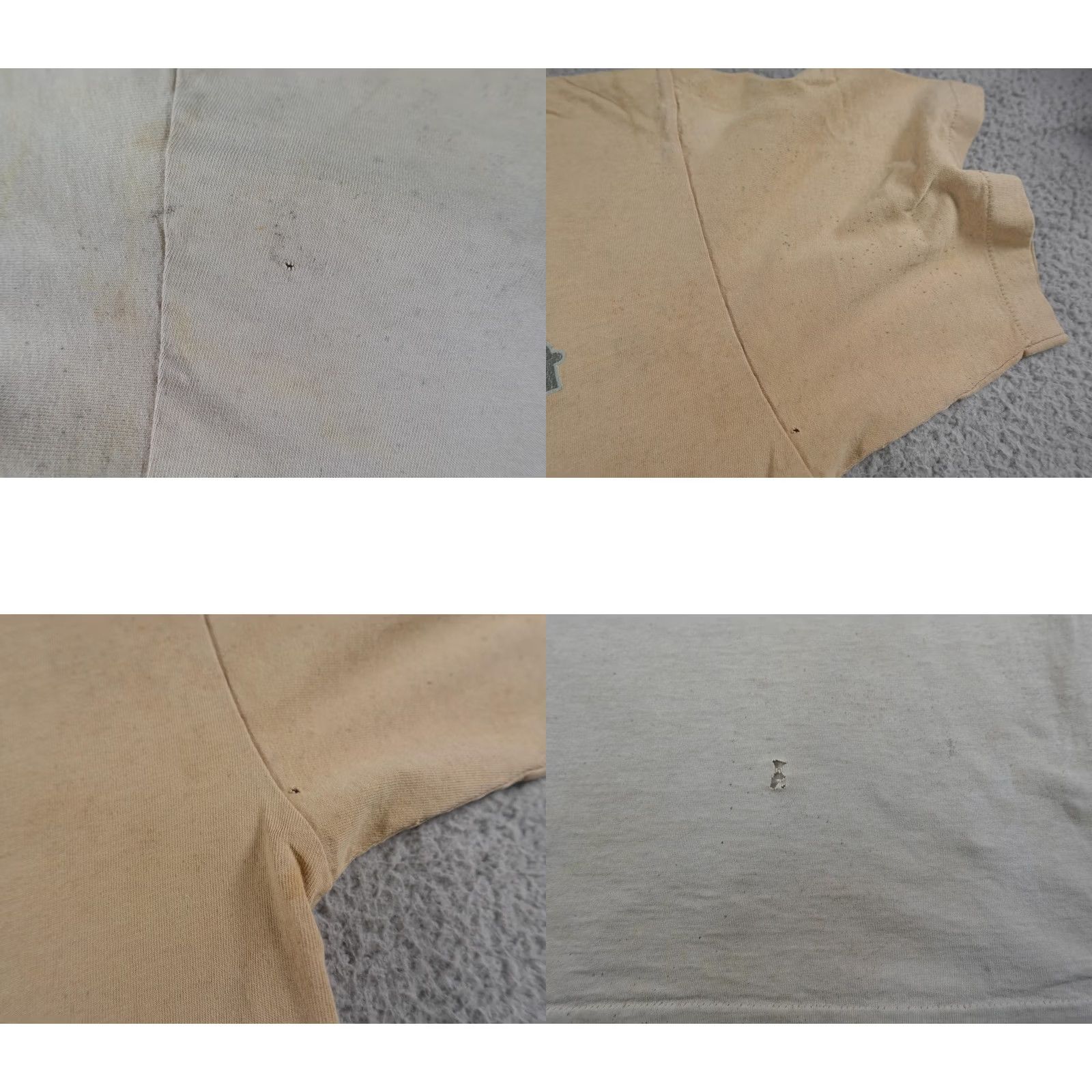 FUCT VINTAGE Fuct Shirt Mens XL Beige Crew Neck Short Sleeve Graphic Print Distressed 90s Skatewear Men Size US XL / EU 56 / 4 - 8 Thumbnail