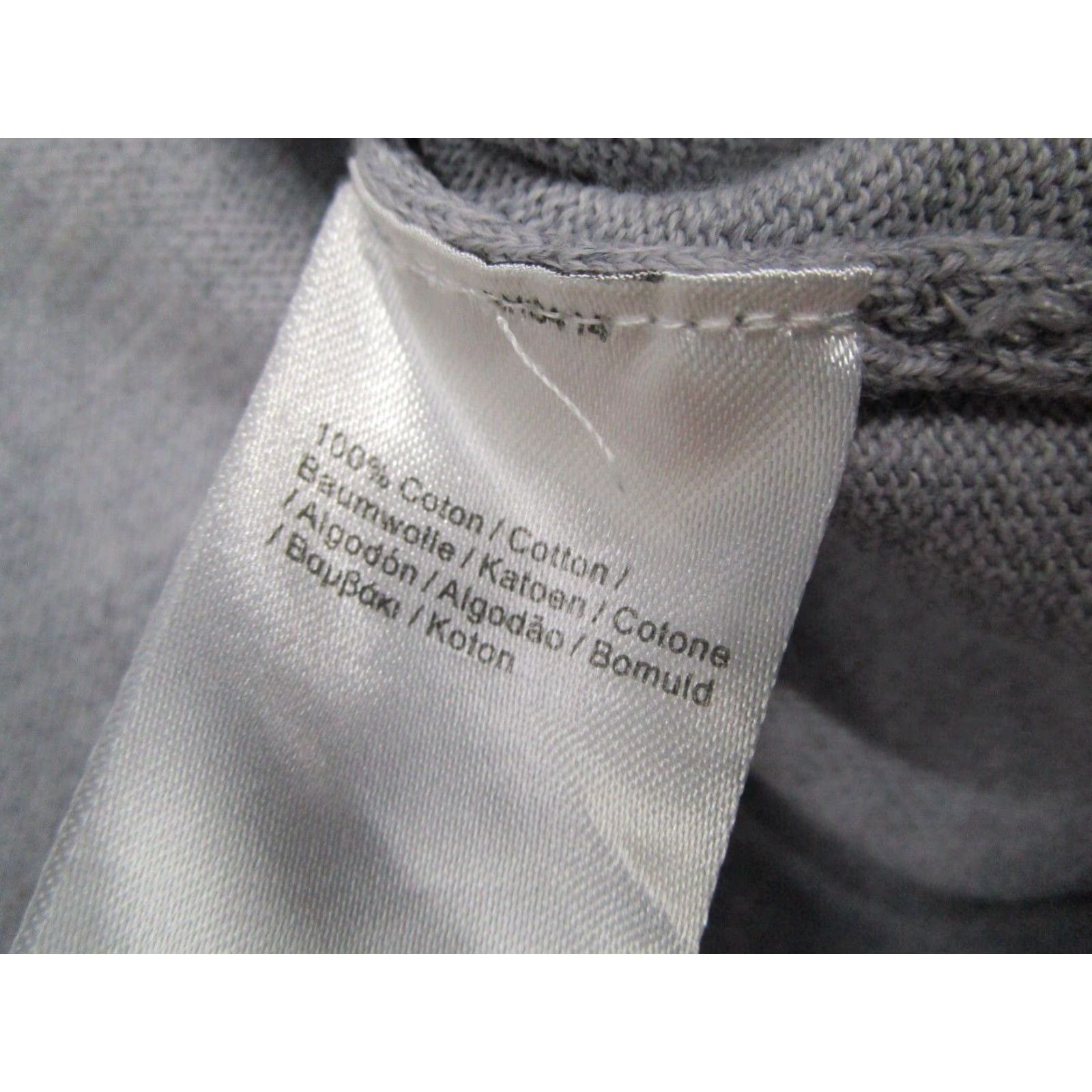 Lacoste Lacoste Mens Gray 1/4 Zip Long Sleeve Pullover Sweater Crocodile Logo Size 7 Size US M / EU 48-50 / 2 - 4 Thumbnail