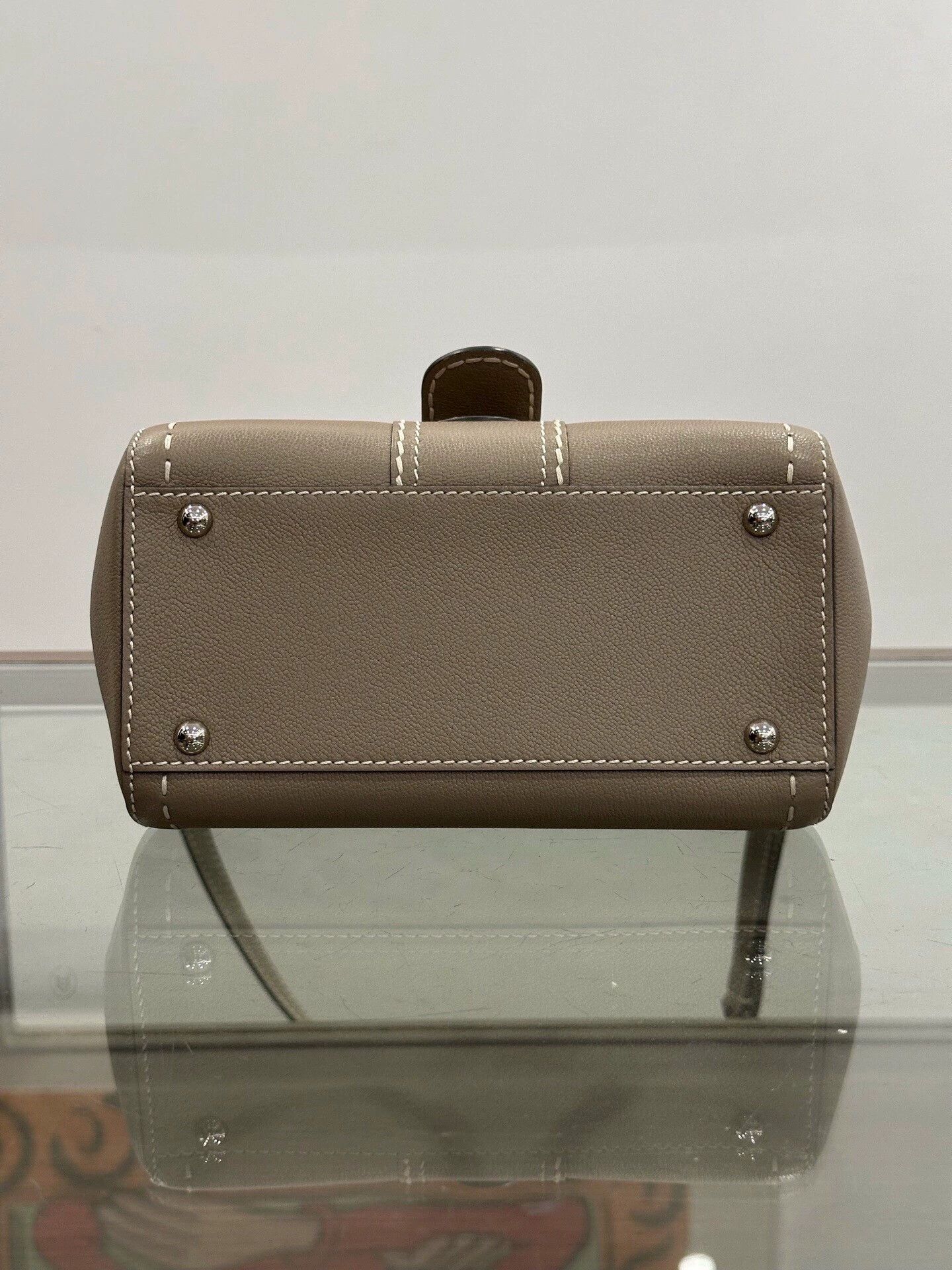 Delvaux Delvaux Brillant 20cm Elephant Gray Tote/Shoulder/Crossbody Size ONE SIZE - 5 Thumbnail