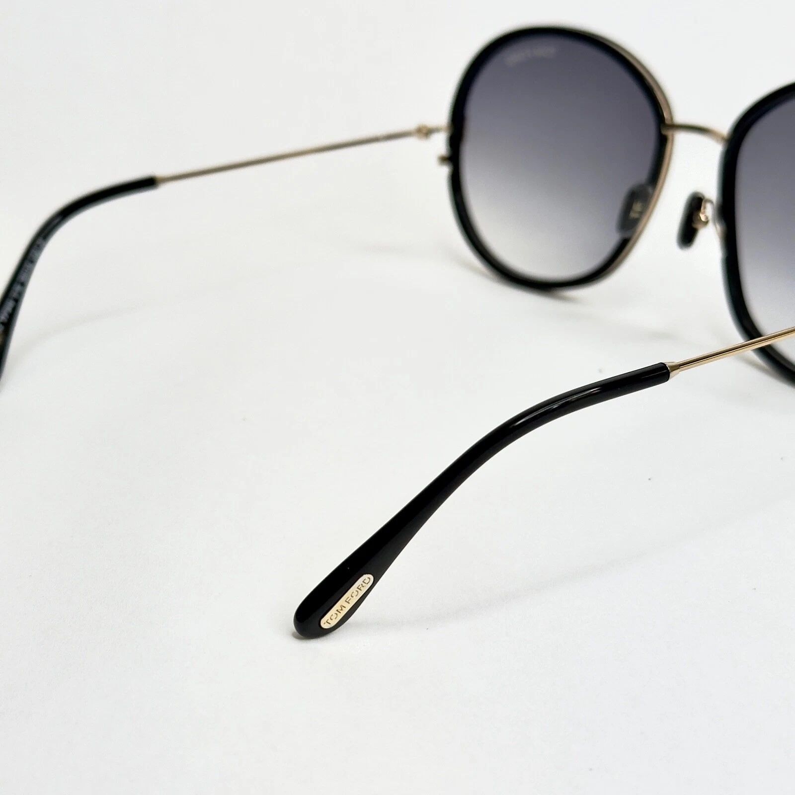 Tom Ford TOM FORD HUNTER 02 TF0946 01B Gold Black Sunglasses 946 Size ONE SIZE - 3 Thumbnail