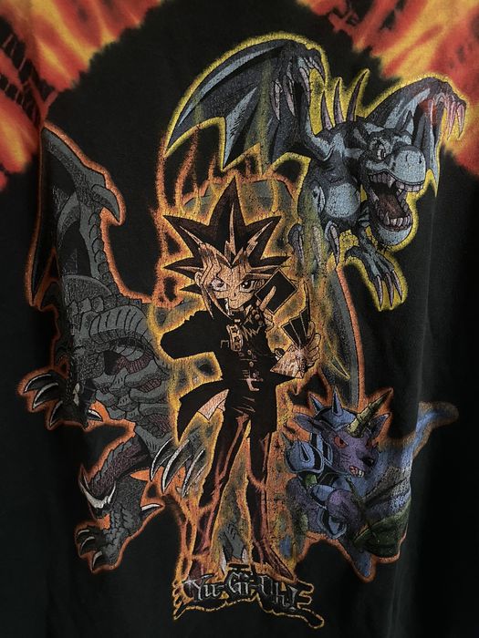 Vintage VINTAGE 90’S YUGIOH TIE DYE MONSTER SHIRT | Grailed